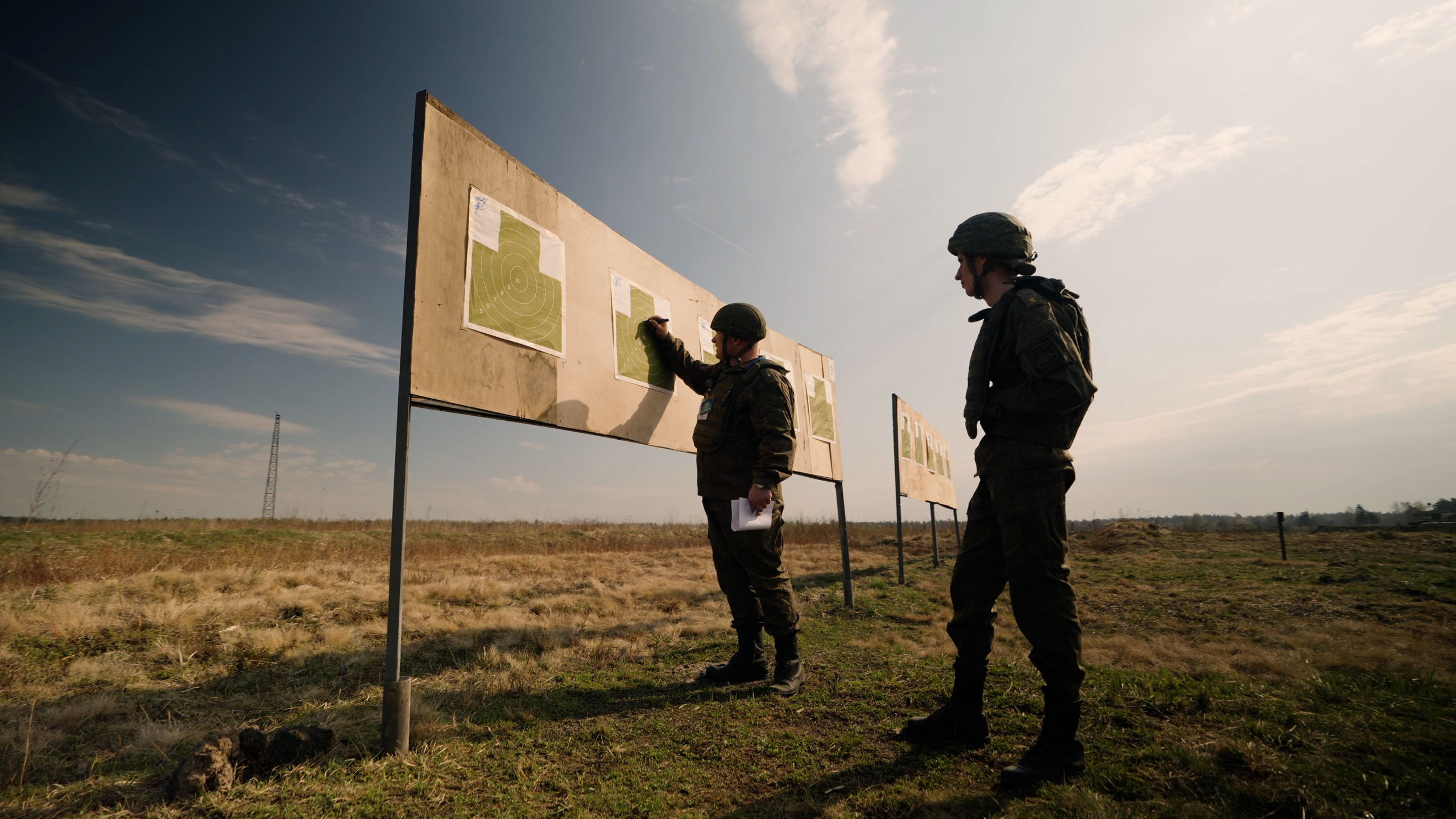 Combat Training. Signal Dark Frame