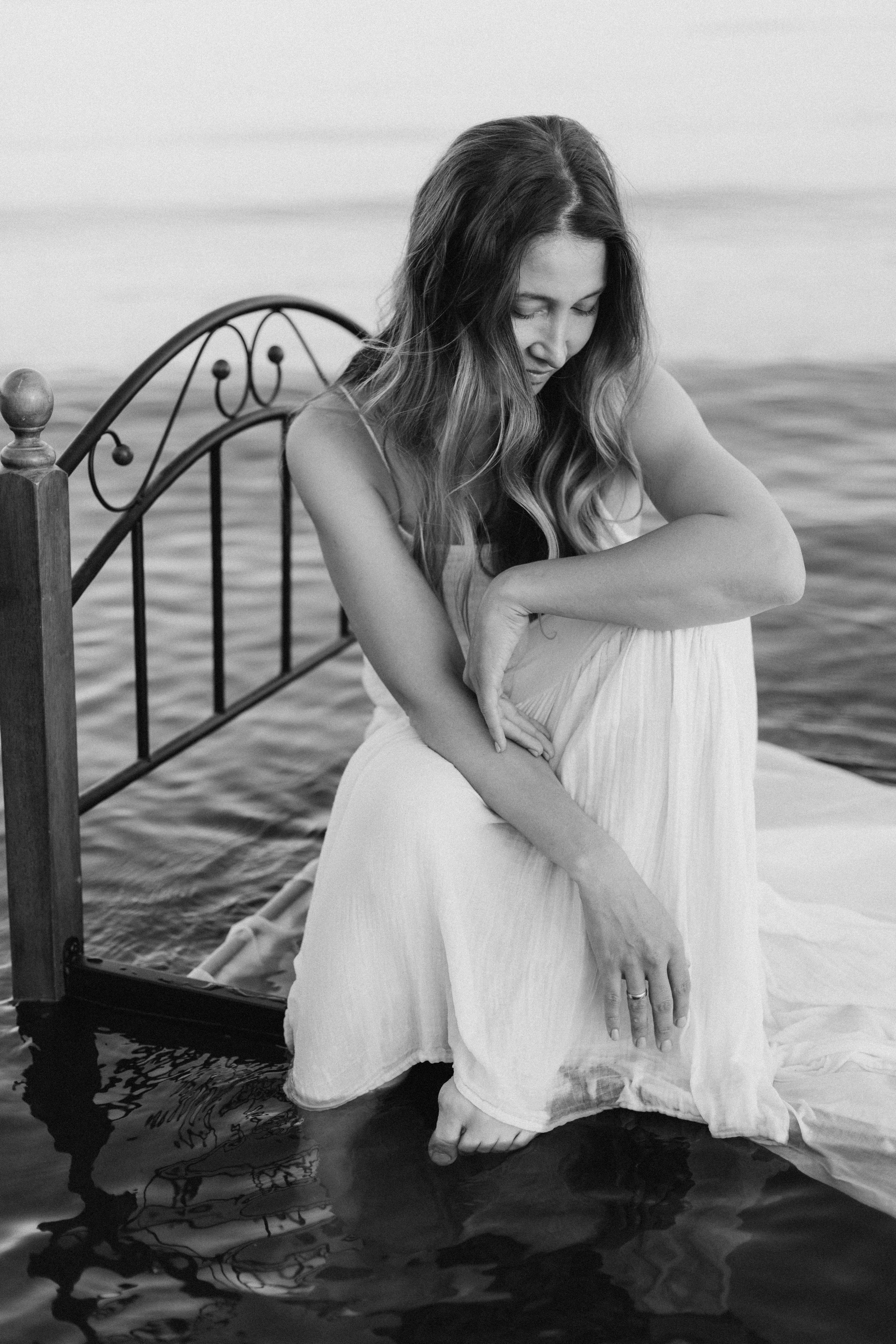 Кроватка. Финский залив. Фотограф на роды в Санкт-Петербурге Екатерина Сысоева