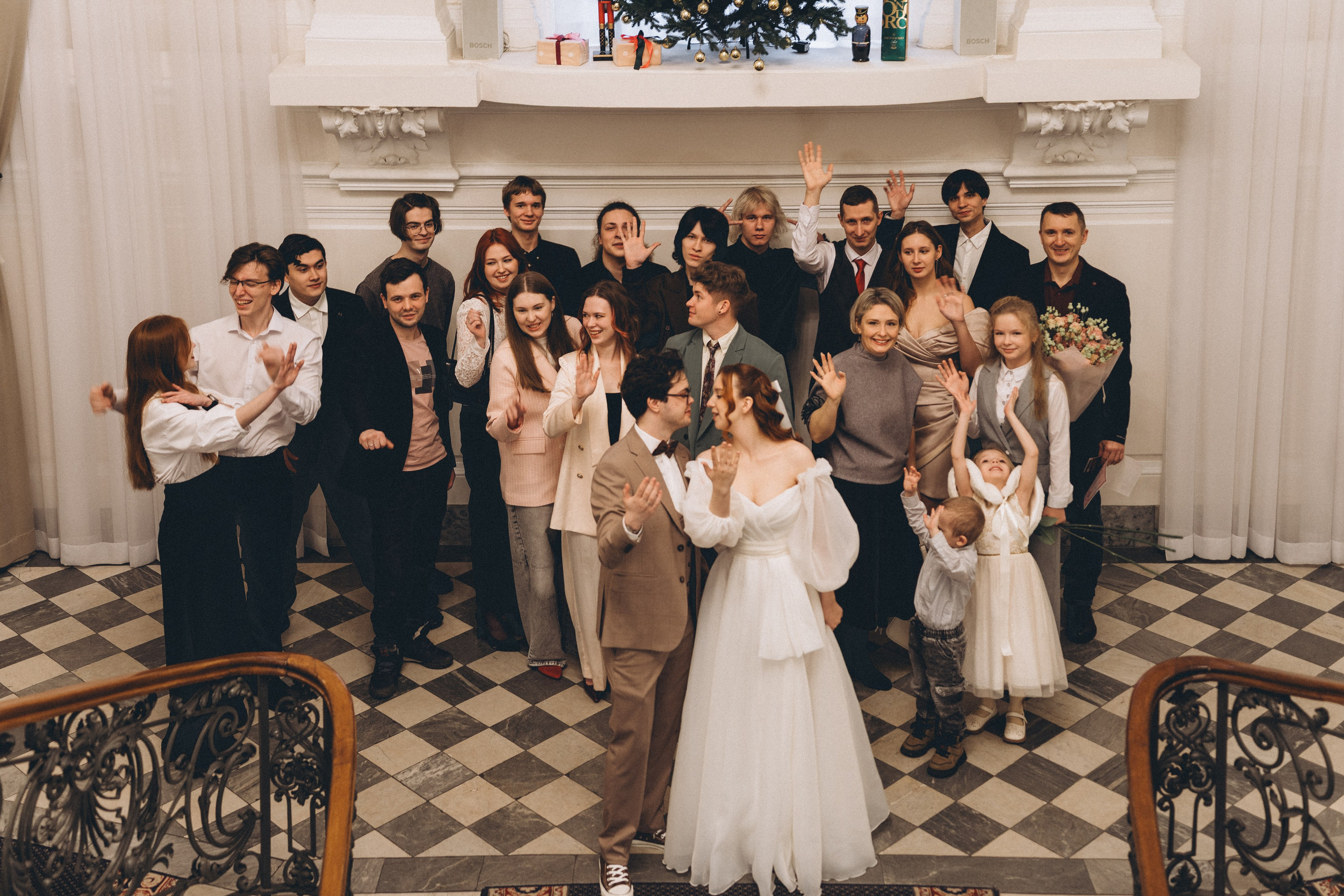 СВАДЕБНАЯ СЬЕМКА ВО ВТОРОМ ДВОРЦЕ С ГОСТЯМИ И ПРОГУЛКА В ТАВРИЧЕСКОМ САДУ. Профессиональный фотограф, Санкт-Петербург — Виктория Богомолова