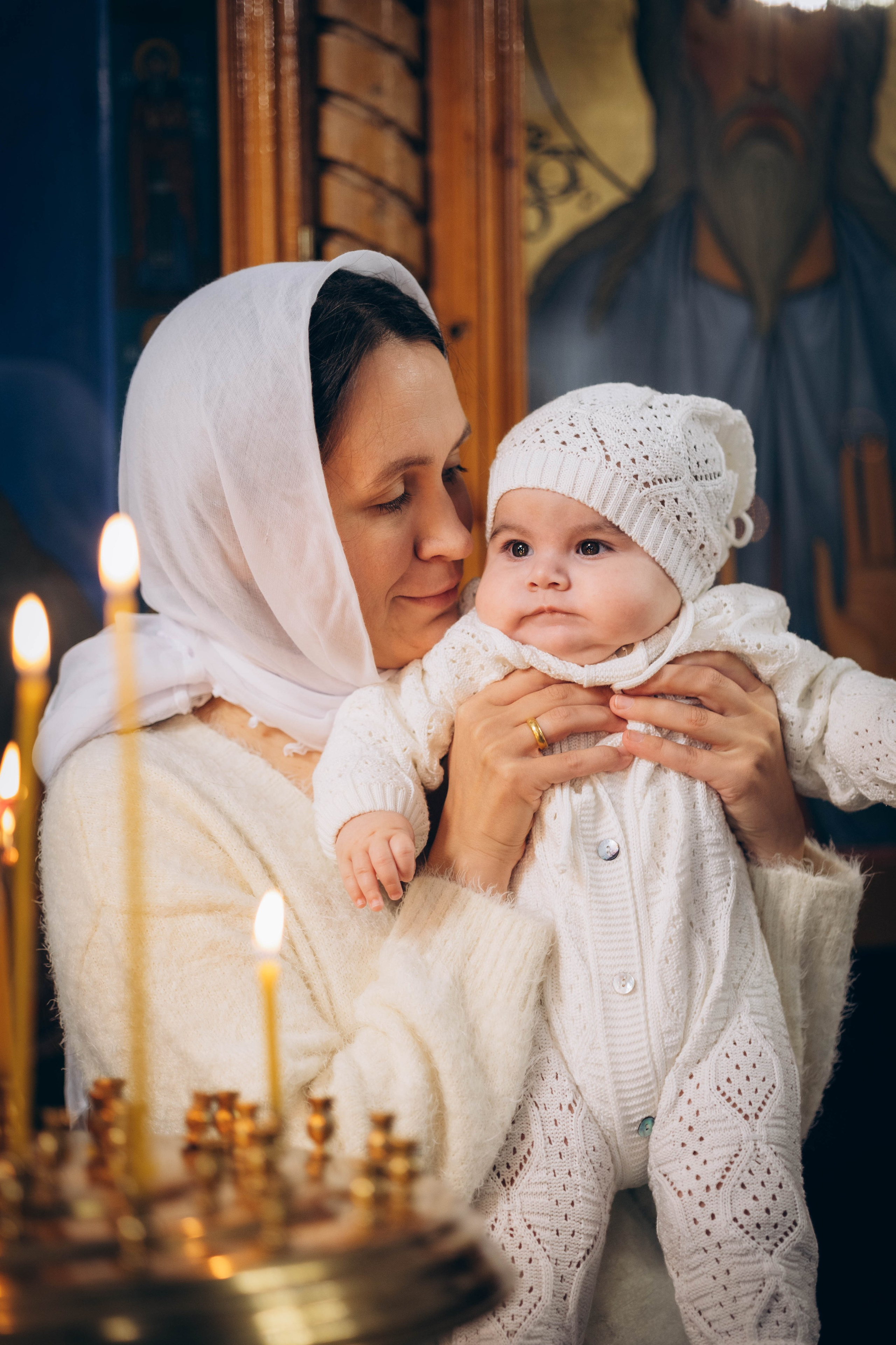 Церковный (крещение и венчание). Семейный фотограф Москва и область Дербунова Елена