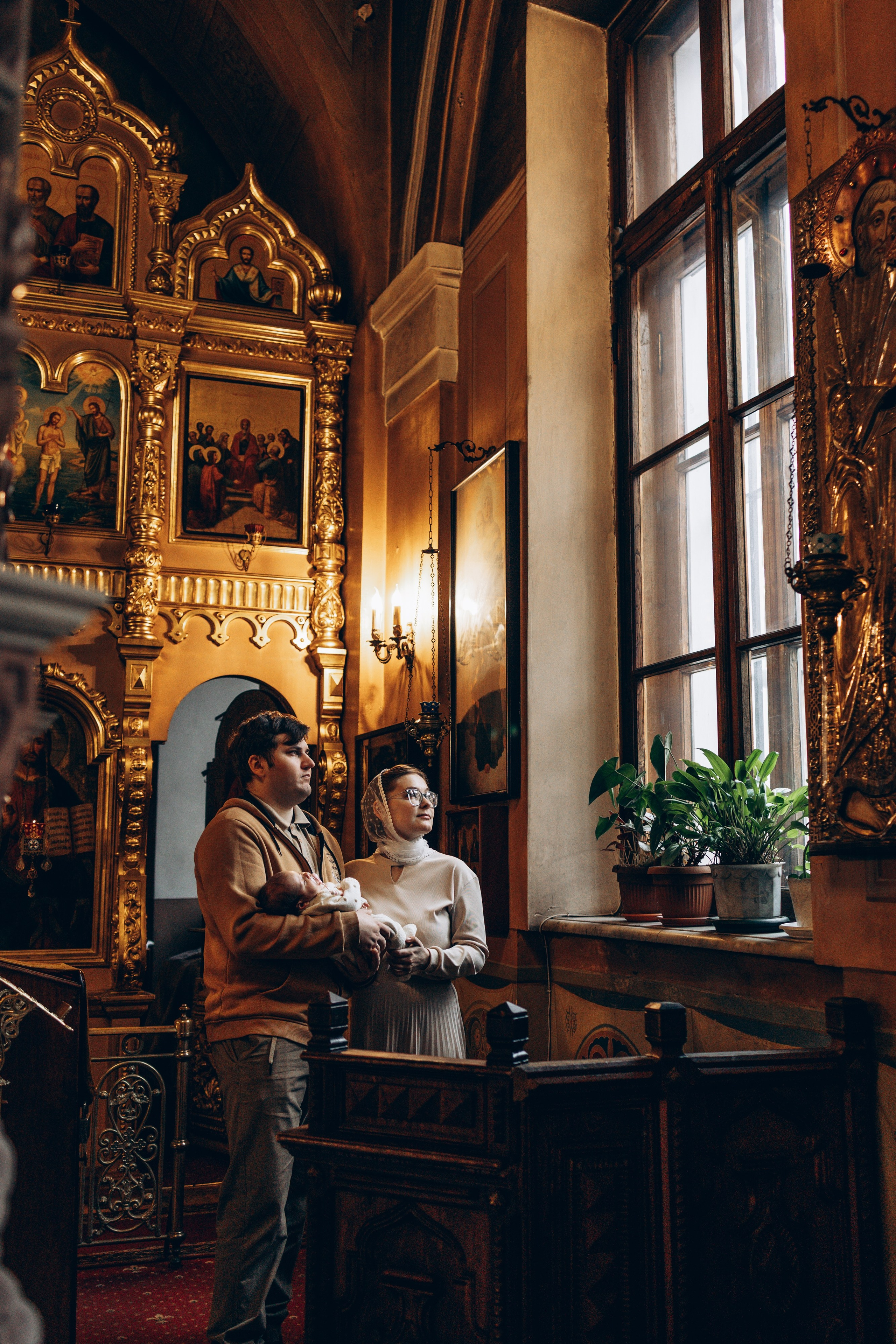 Крещение в Храме Воскресения Словущего в Даниловской Слободе. Главная
