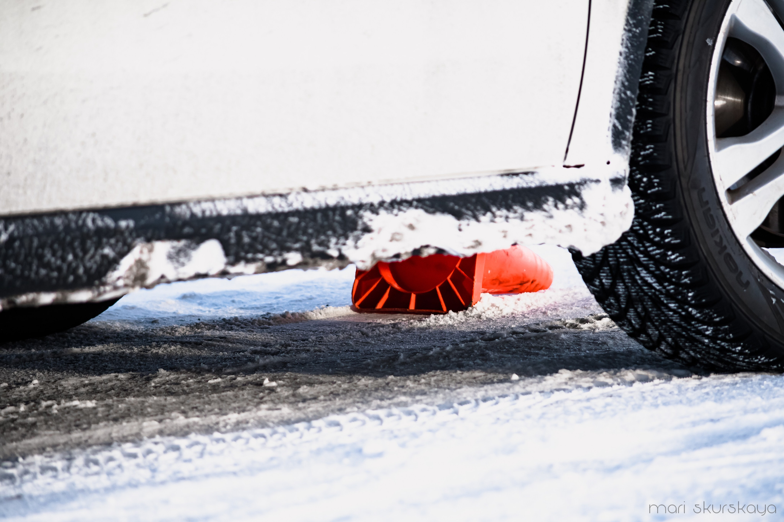 Контраварийная практика вождения автомобиля. Мотофотограф в Санкт-Петербурге Мария Скурская