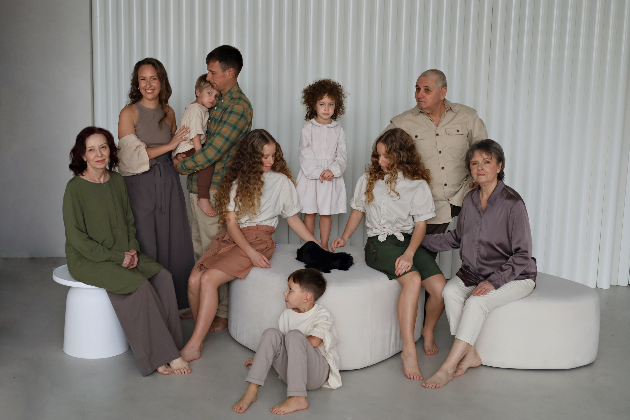 Большая семья (МК Насти Околот). Семейный фотограф в Казани Римма Гатауллина