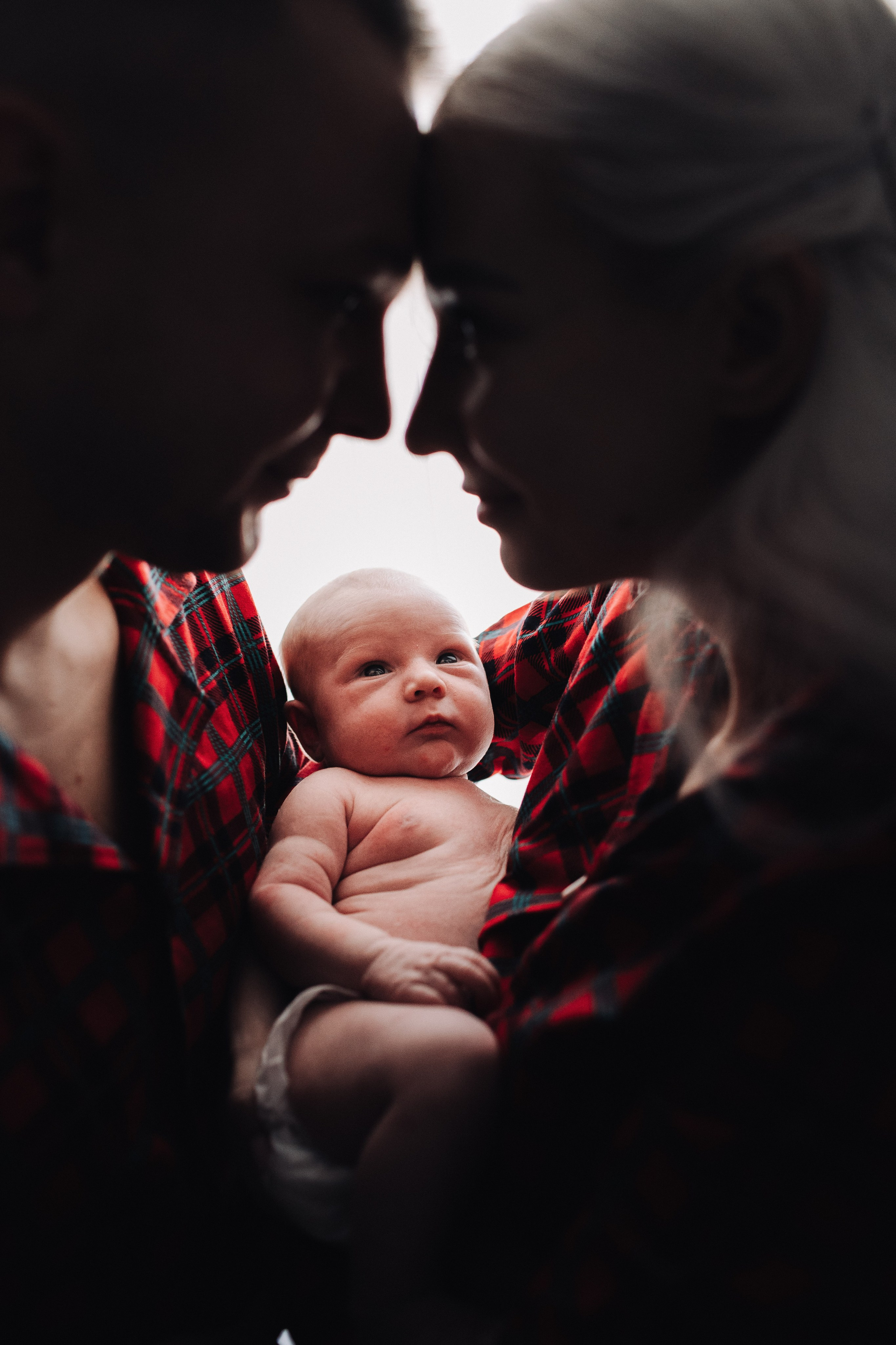 Семья с младенцем. Фотограф Александр Герасимов