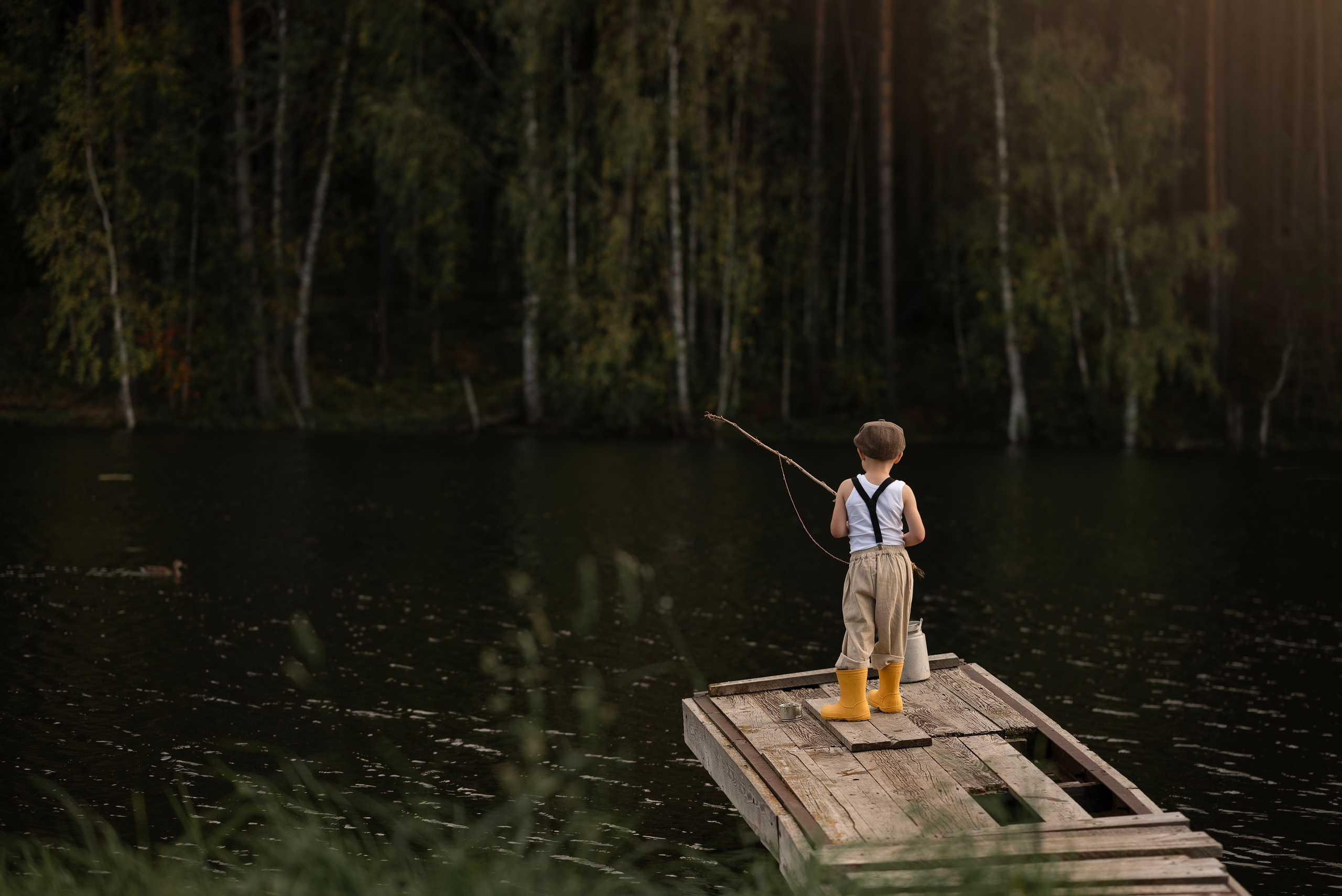 Кирилл на рыбалке