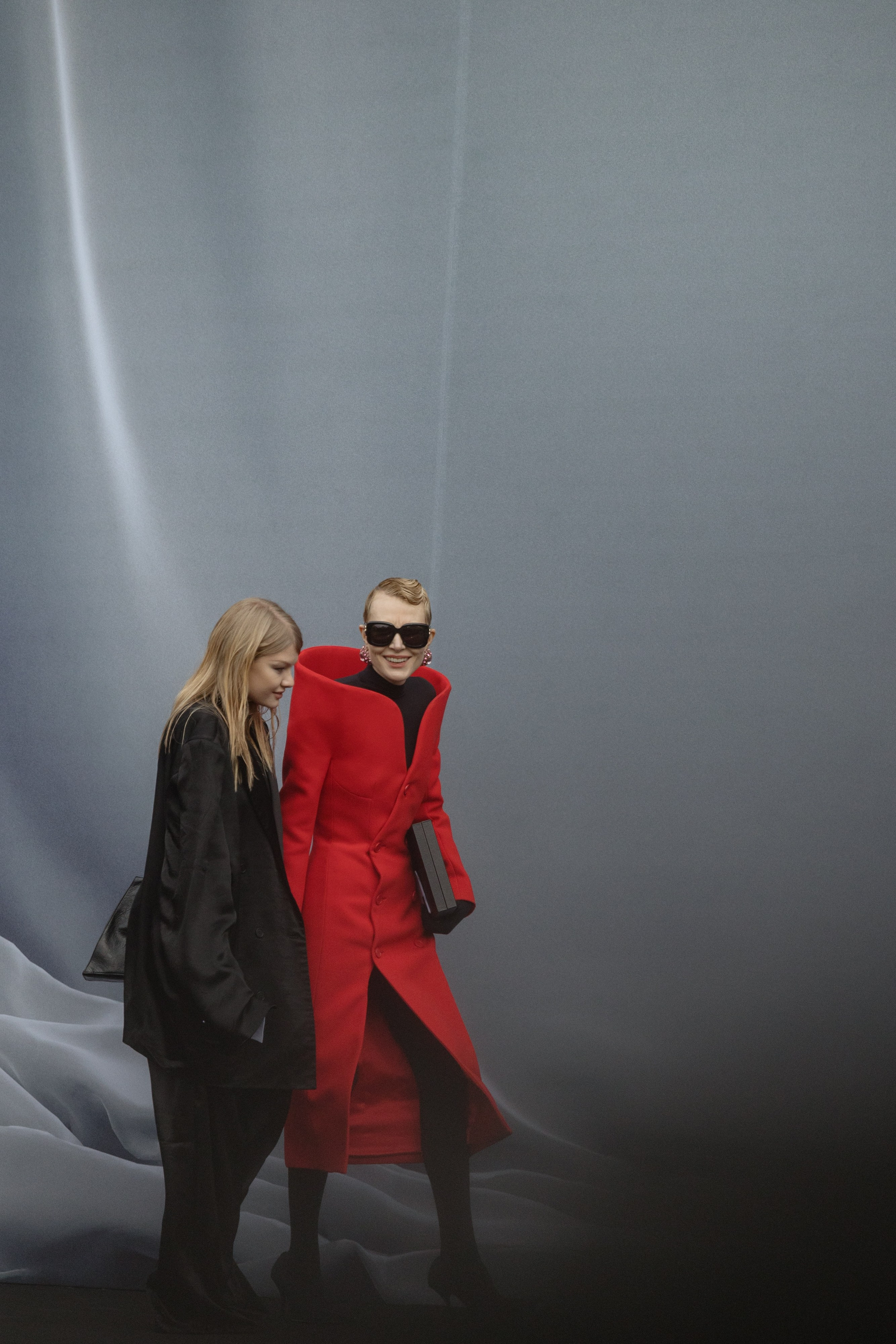 BALENCIAGA PFW WOMENSWEAR FALL-WINTER 24/25. Photographer in Milan Ivan Goncharov