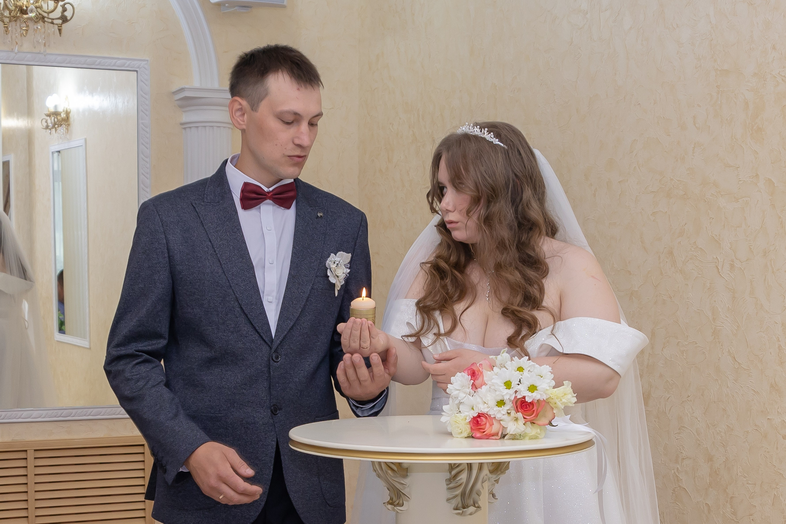 Свадебная съемка регистрации в ЗАГСе г. Можга