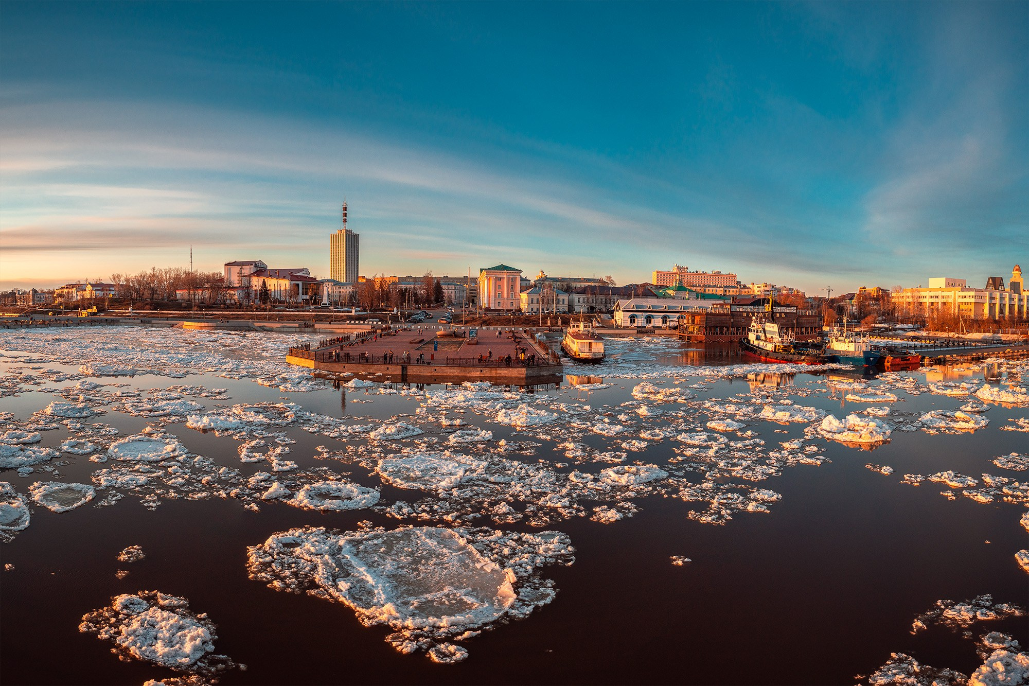Город. Аэросъемка в Архангельске, Александр Ермолин