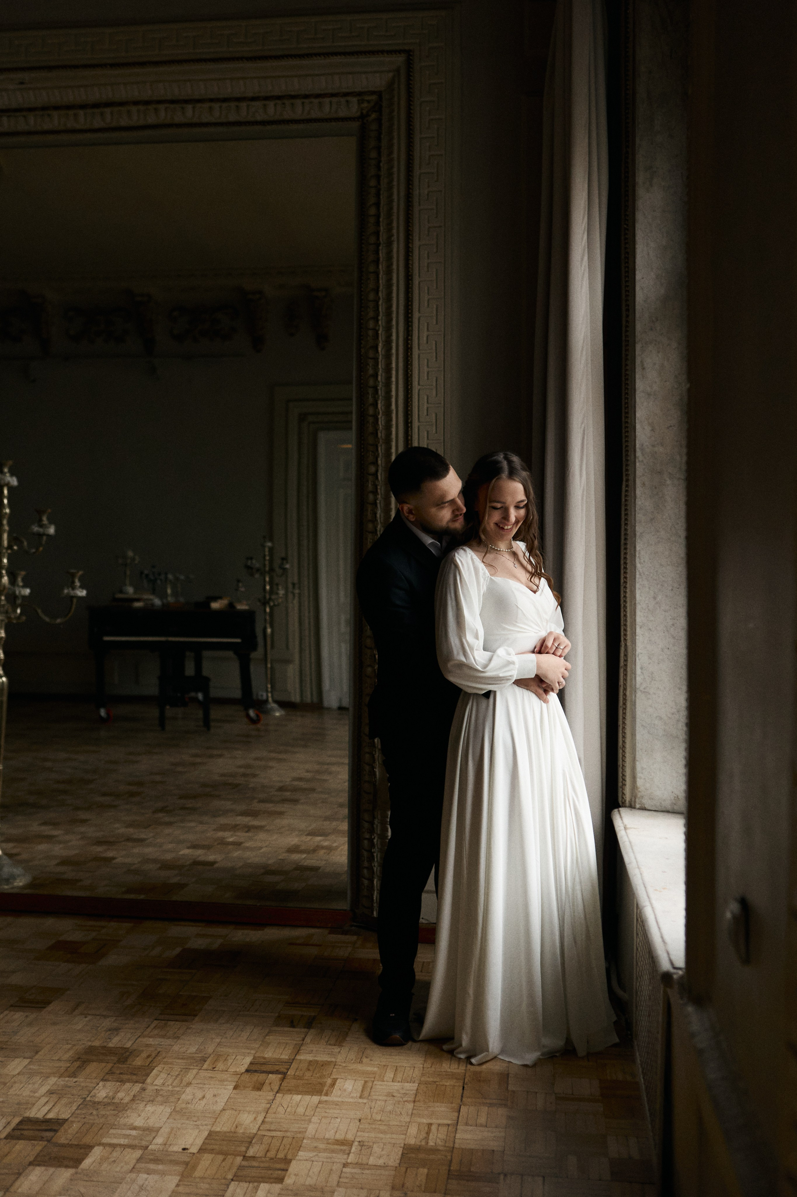 свадебная фотосессия в особняке