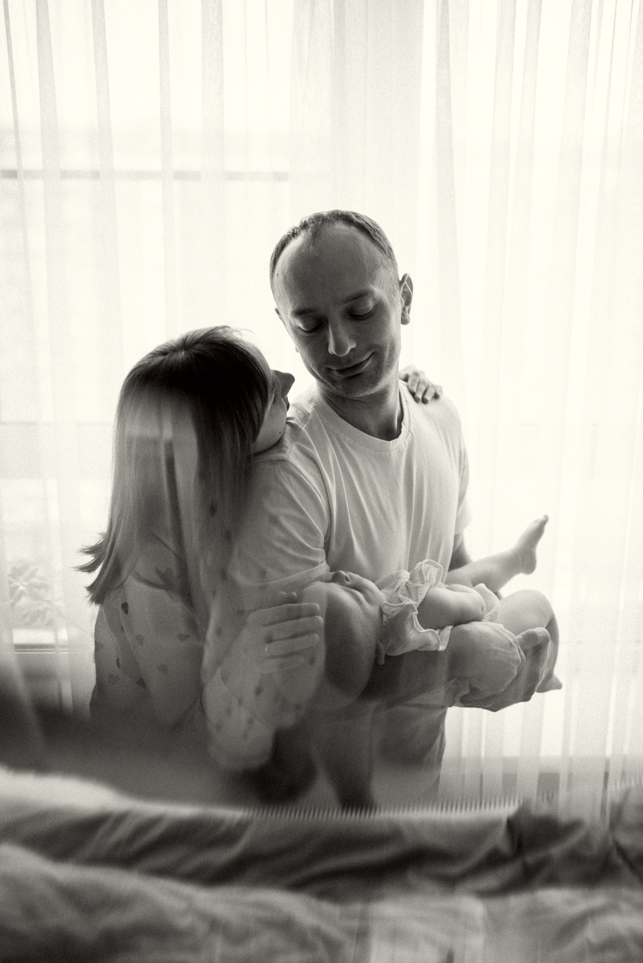 Домашняя семейная история: Василисе 10 месяцев. Семейная фотосессия Бутово Москва фотограф Алина Морщагина