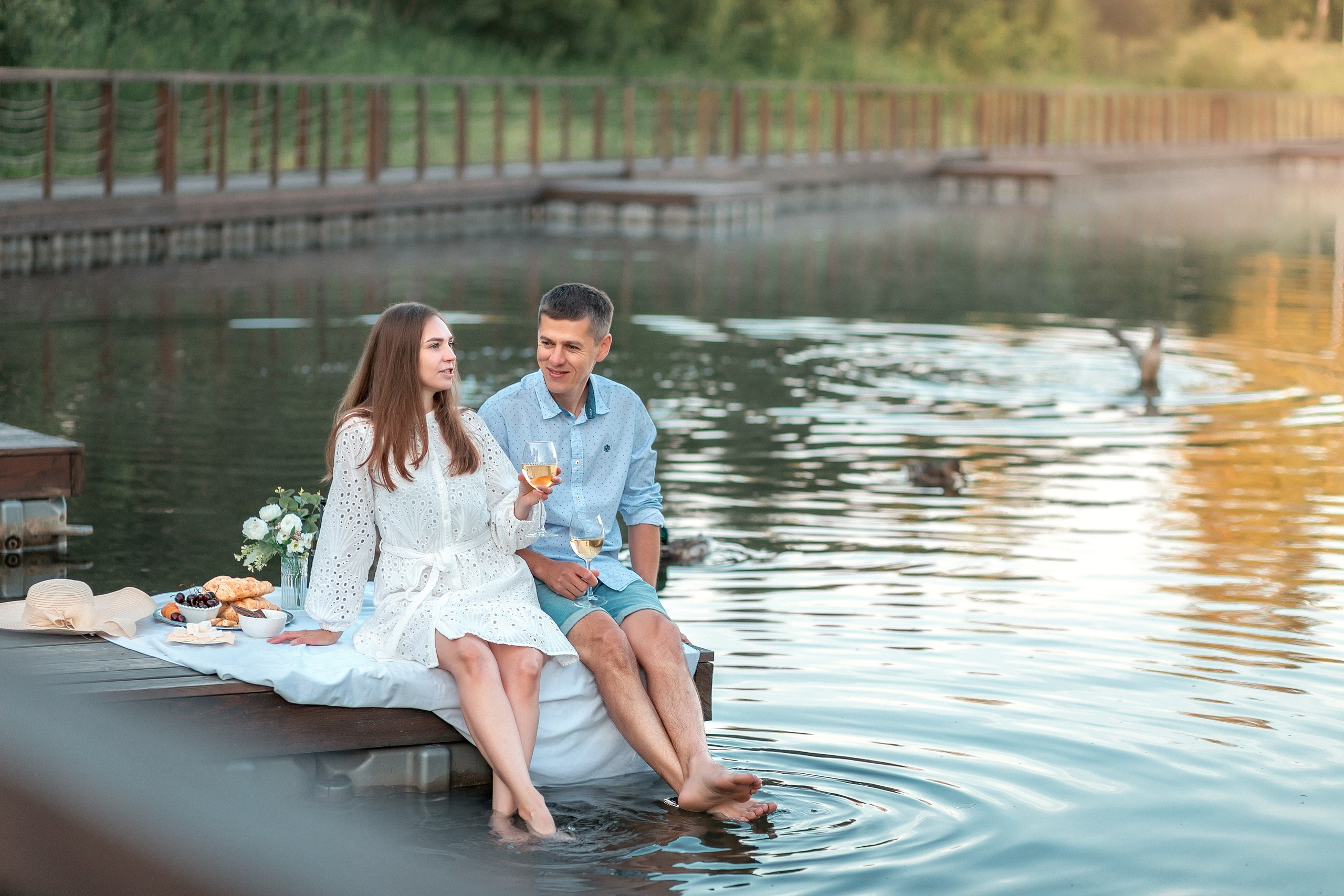 Рассвет на причале. Детский и семейный фотограф в Красноярске Юлия Бирюкова