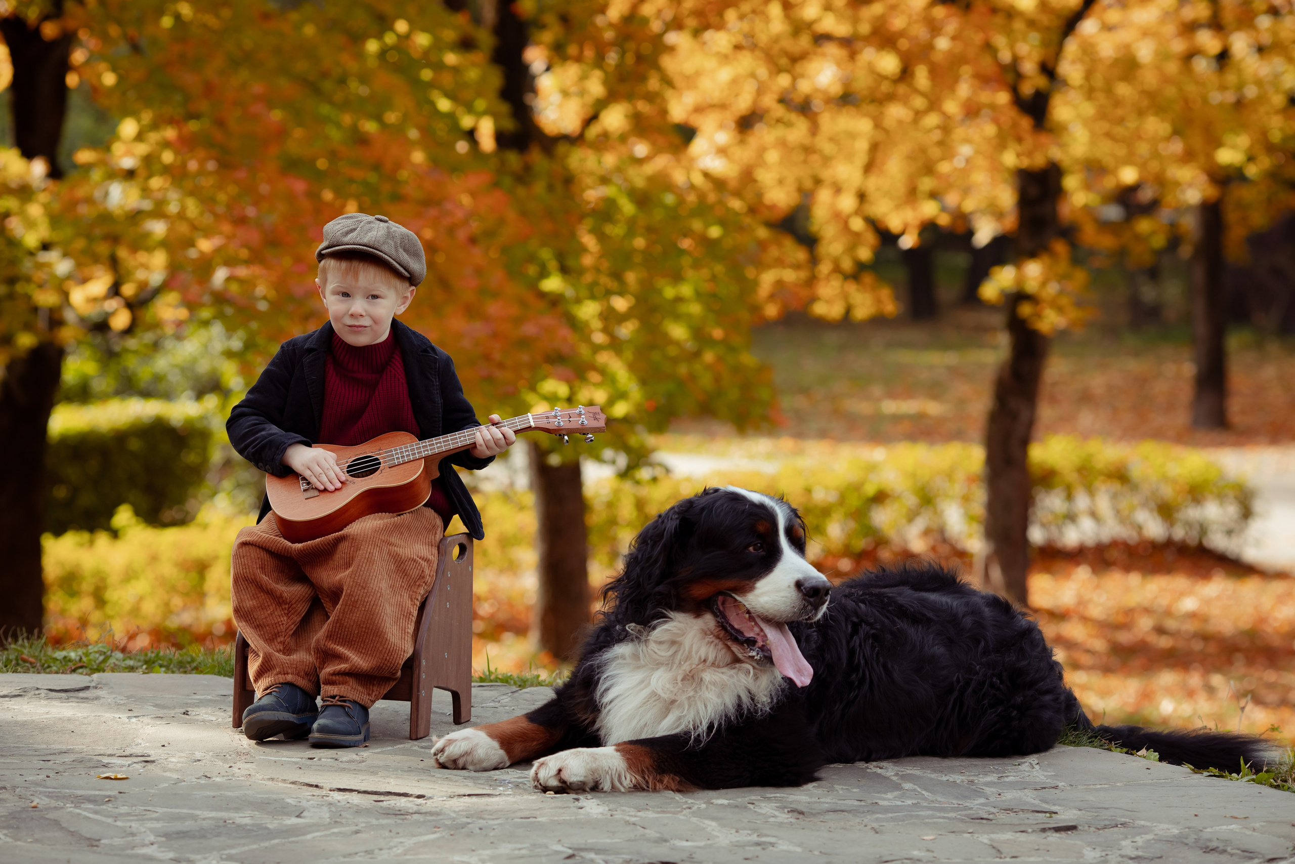 Ася, Дима, Кирилл с Бергамотом. Семейный и детский фотограф в Москве Дорогова Екатерина