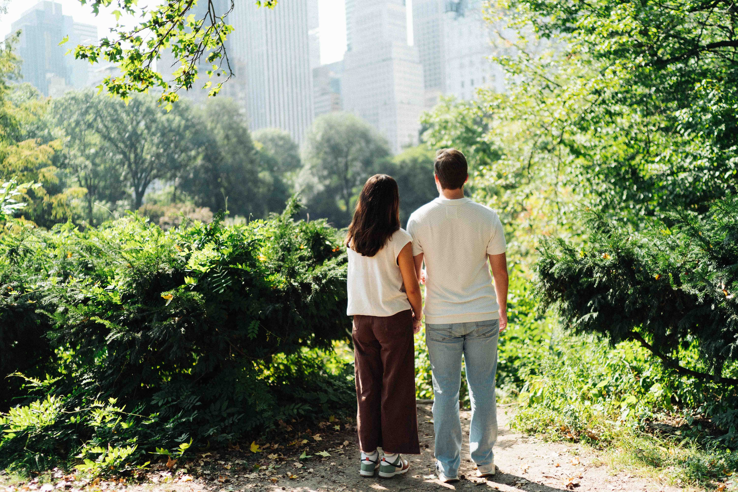 Engagement central park. New York photographer RINAT SHAHMETOV in New York city