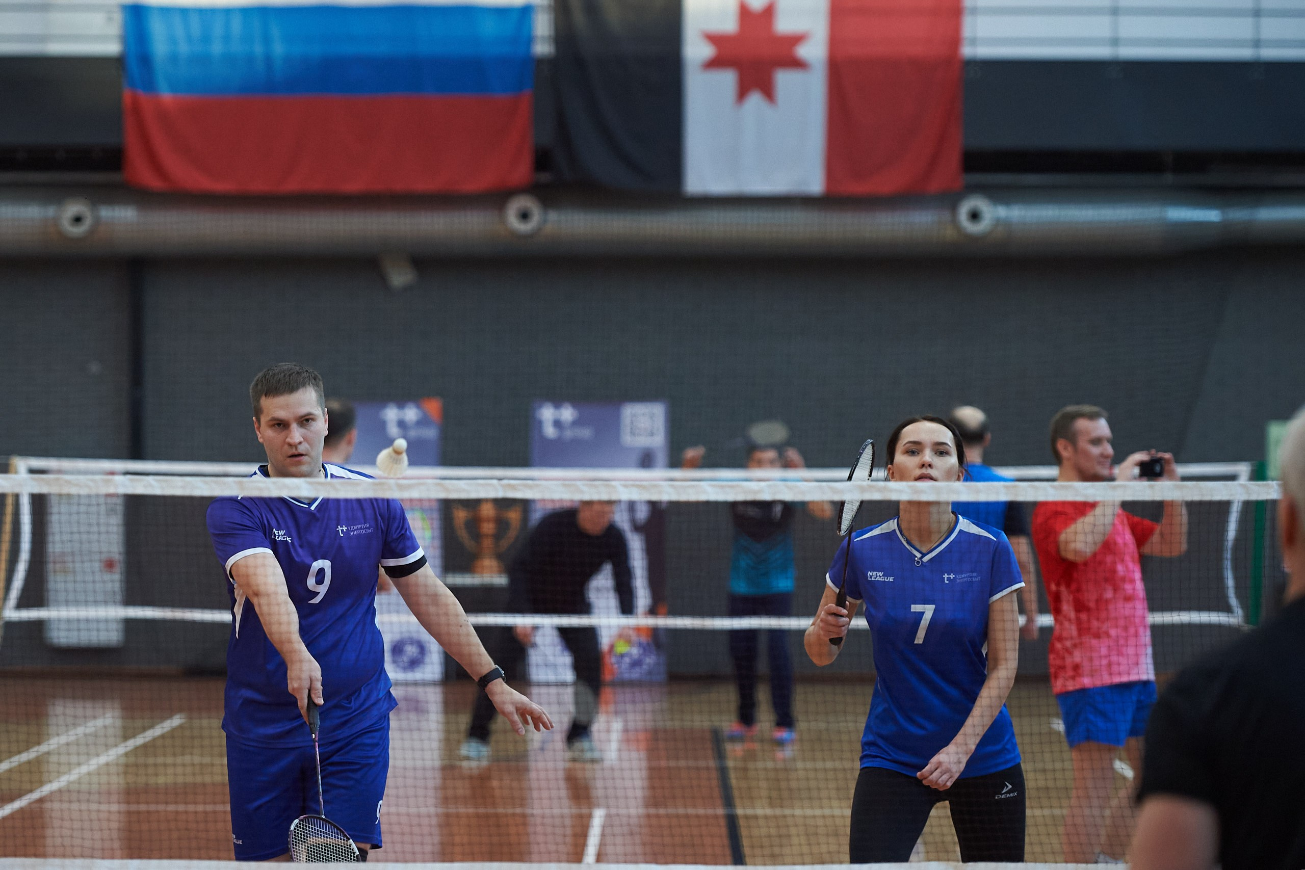 Спорт фотография бадминтон корпоративный кубок. Спортивный репортажный фотограф в Ижевске Сергей Мерзляков