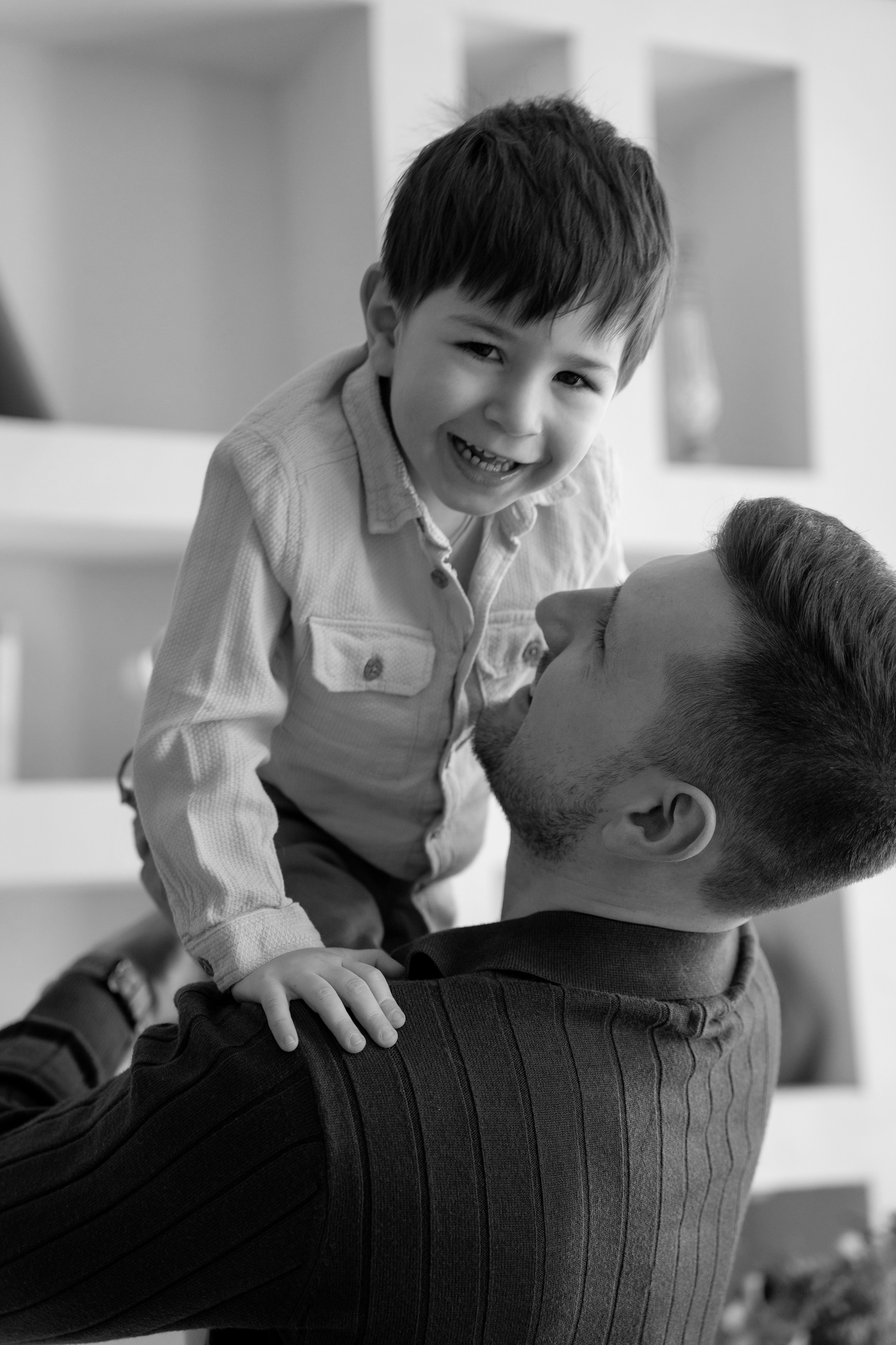 Семейная фотосессия в студии. Портретный фотограф Олеся Владимирова в Москве