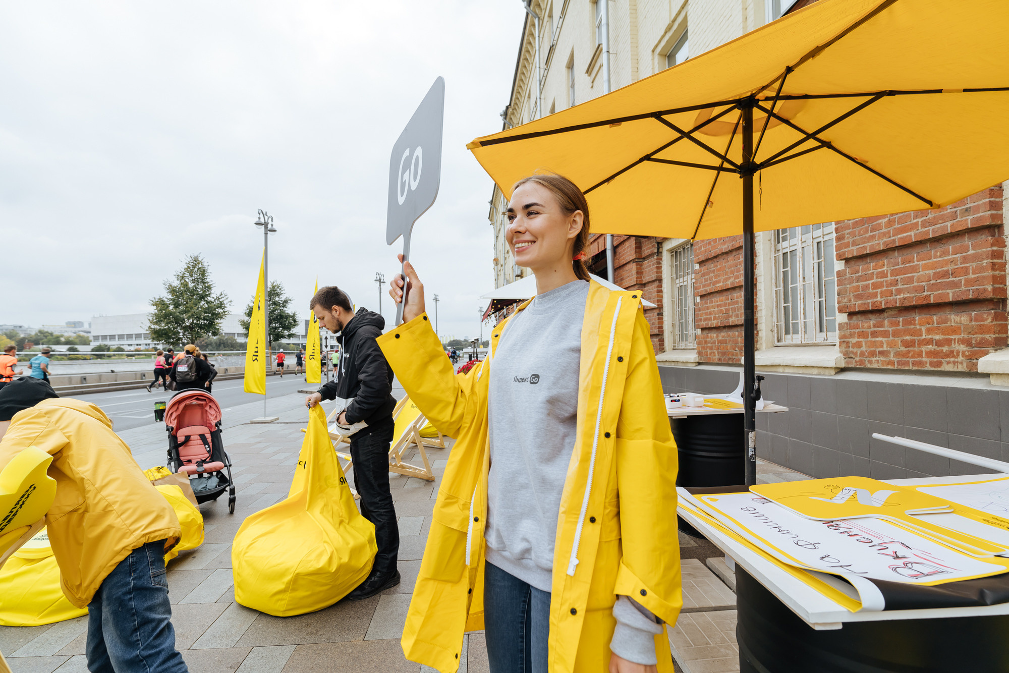 Yandex GO (съемка для Московского Марафона). Репортажный и свадебный фотограф в Москве