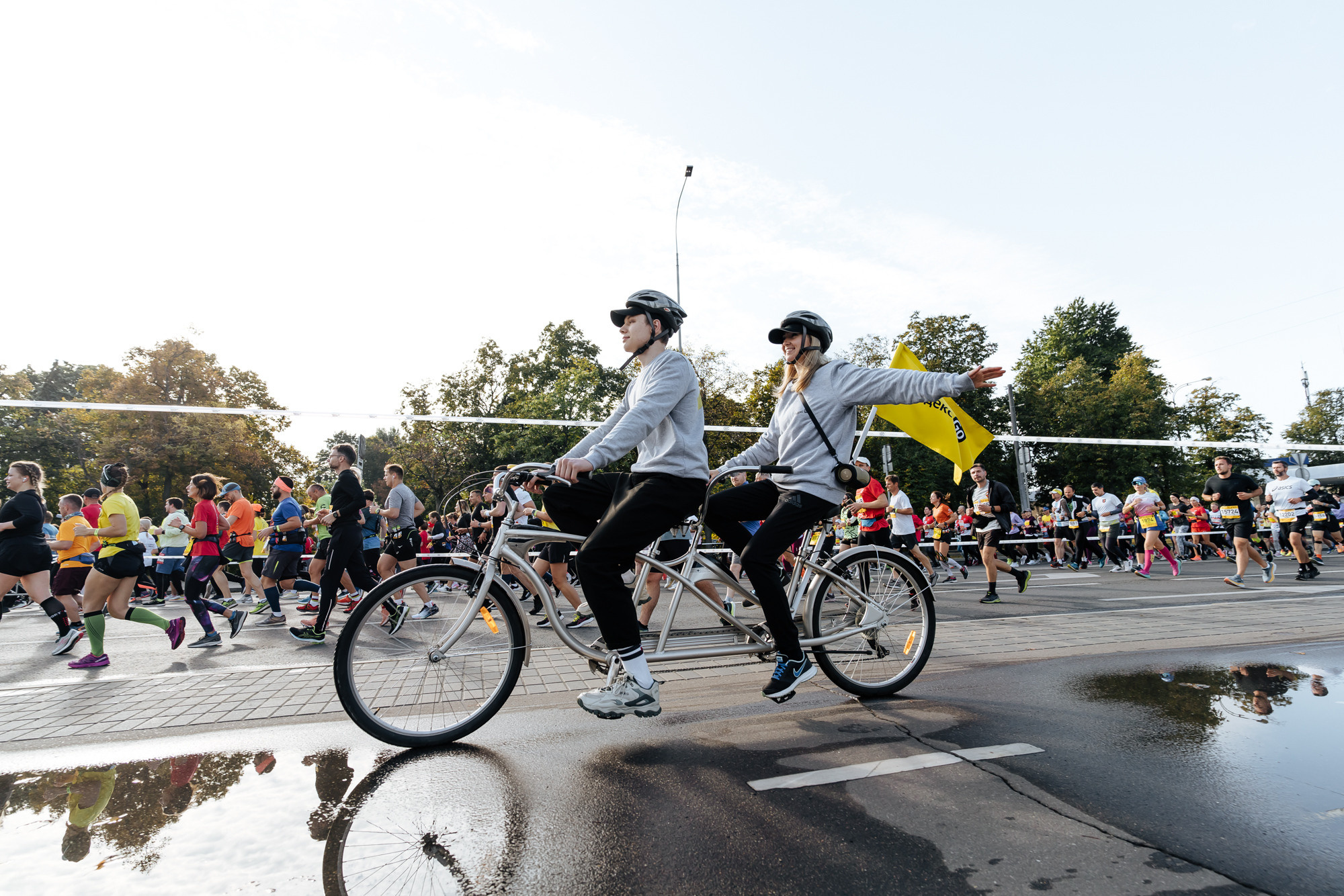 Yandex GO (съемка для Московского Марафона). Репортажный и свадебный фотограф в Москве
