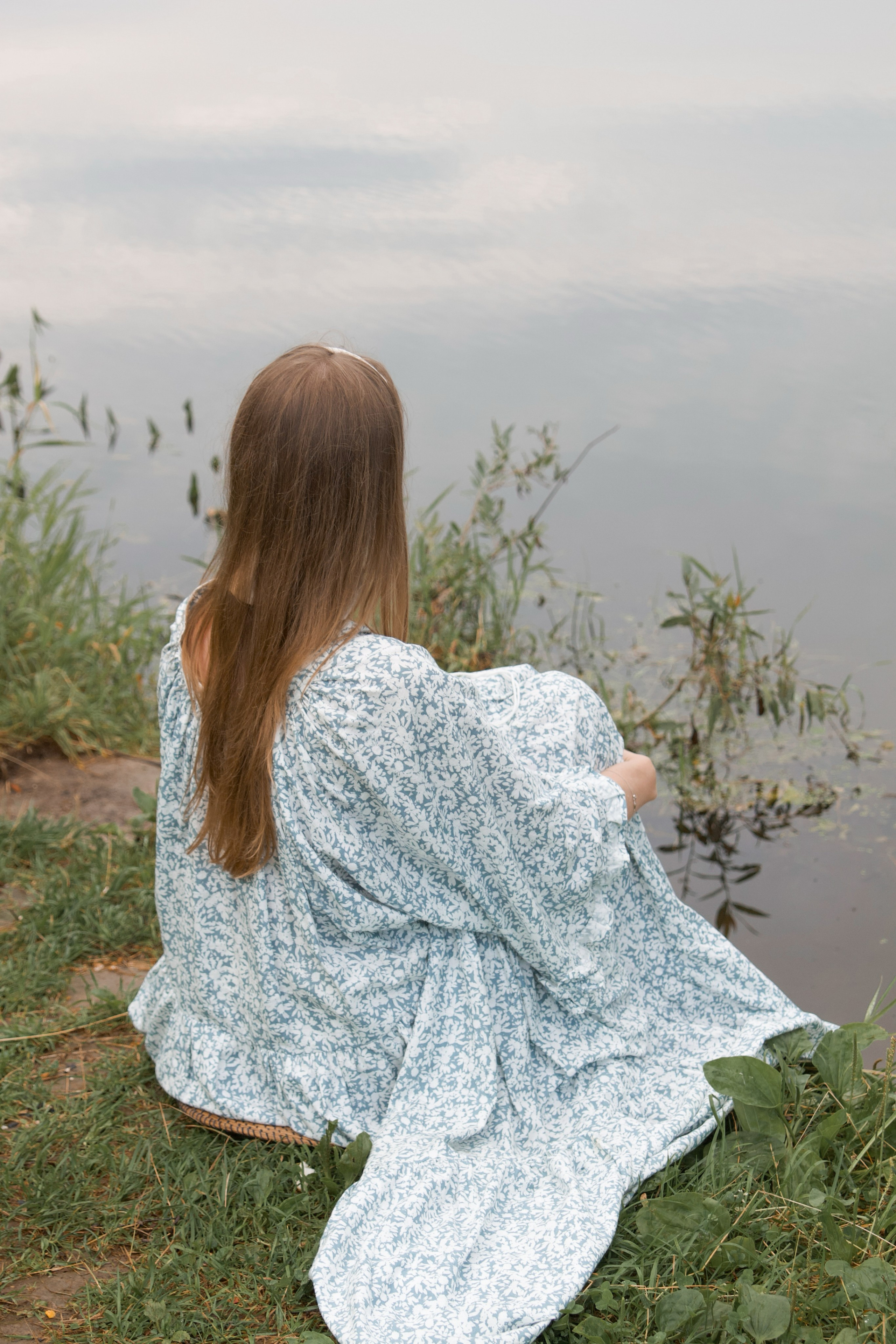 Настенька и река. Фотограф Ирина Воробьева