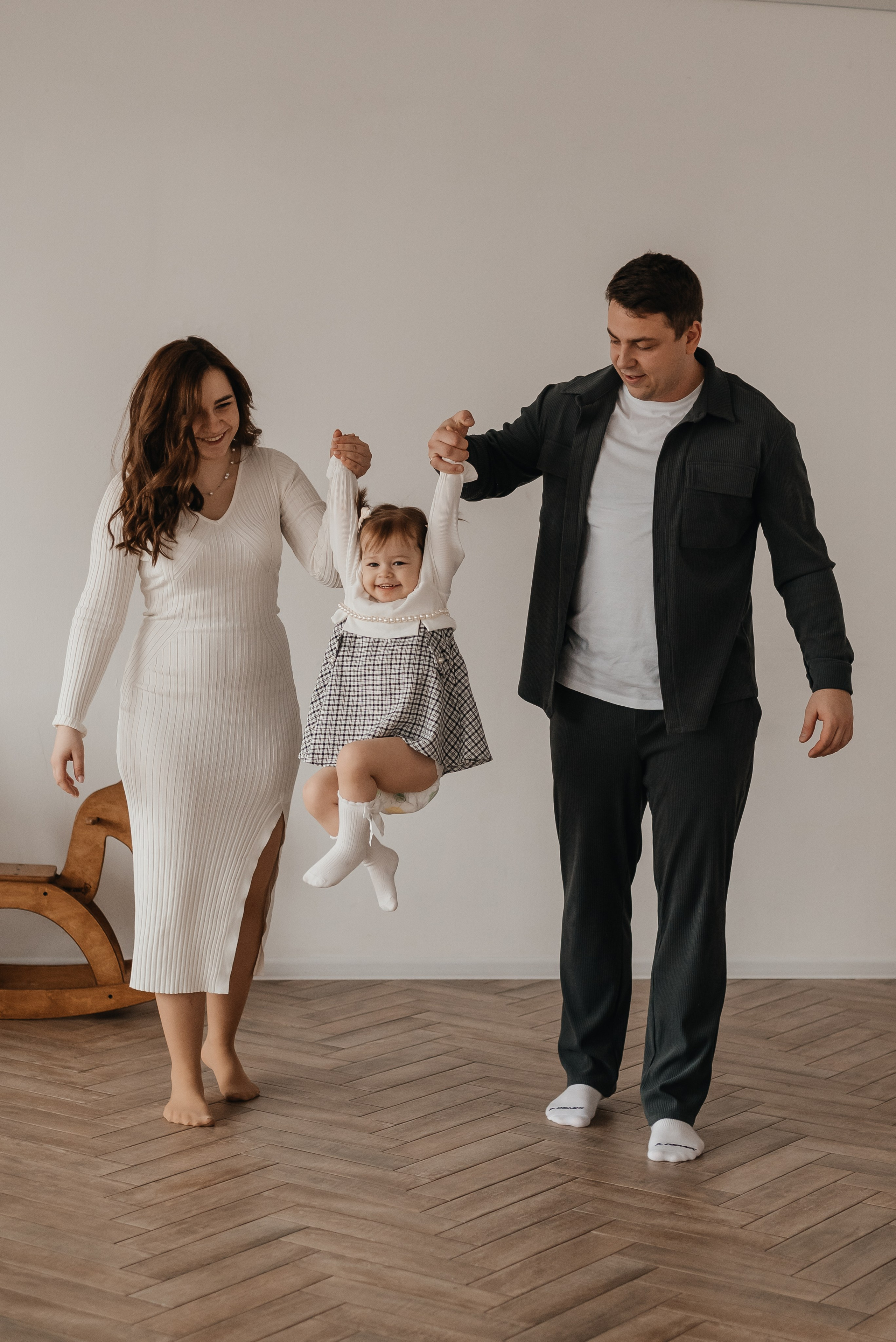 Семейная фотосессия Денис, Наташа и Маша. Семейный и детский фотограф Кущ Наташа