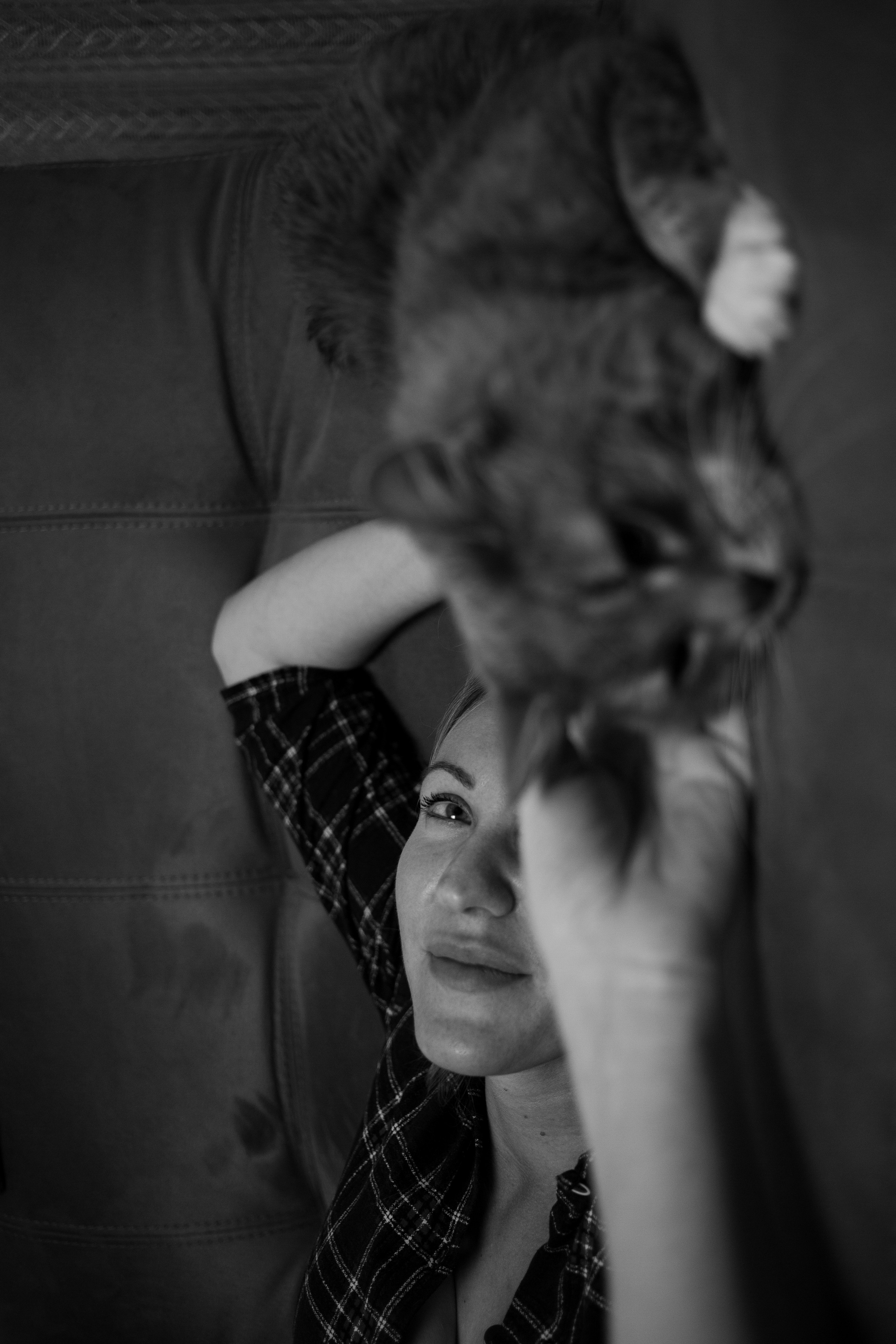 Юля (домашняя съемка). Женский портретный фотограф в Москве Анастасия Карпова