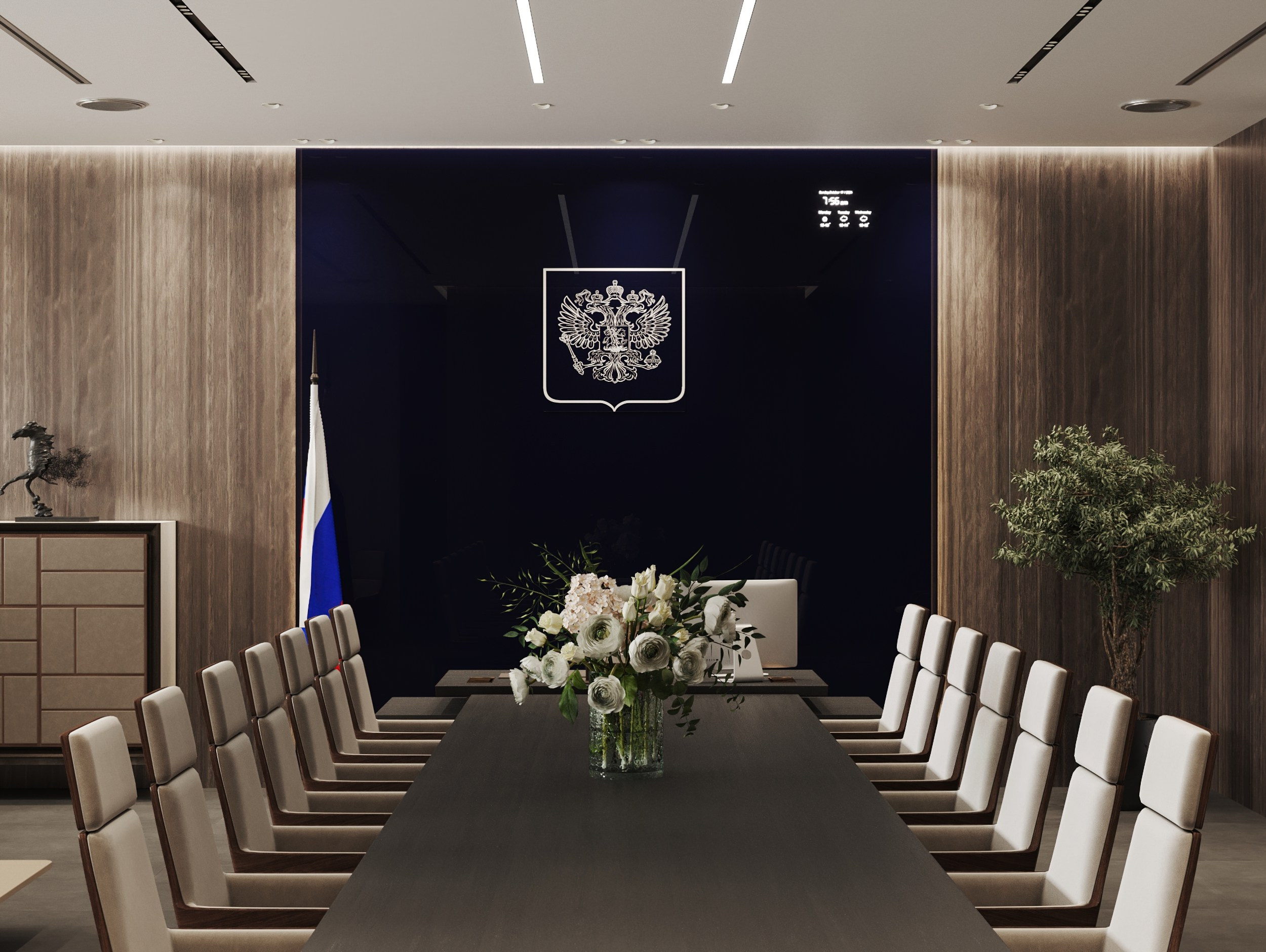 VIP Конференц-зал3. Интерьерный 3Д Визуализатор Маргарита Оберемко