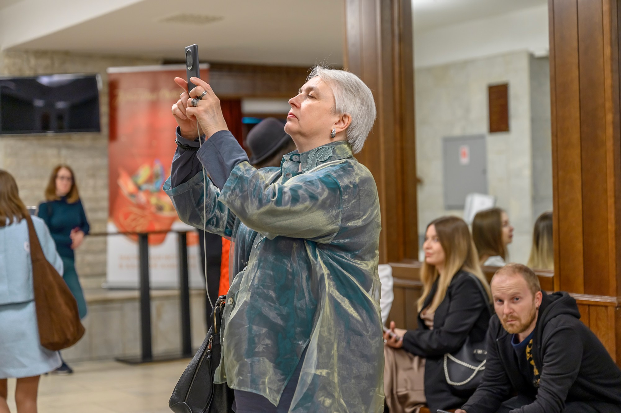 Репортажная съемка мероприятия «Ночь театров» в Московском театре оперетты. 2025. Фотограф Анна Мельникова | Москва