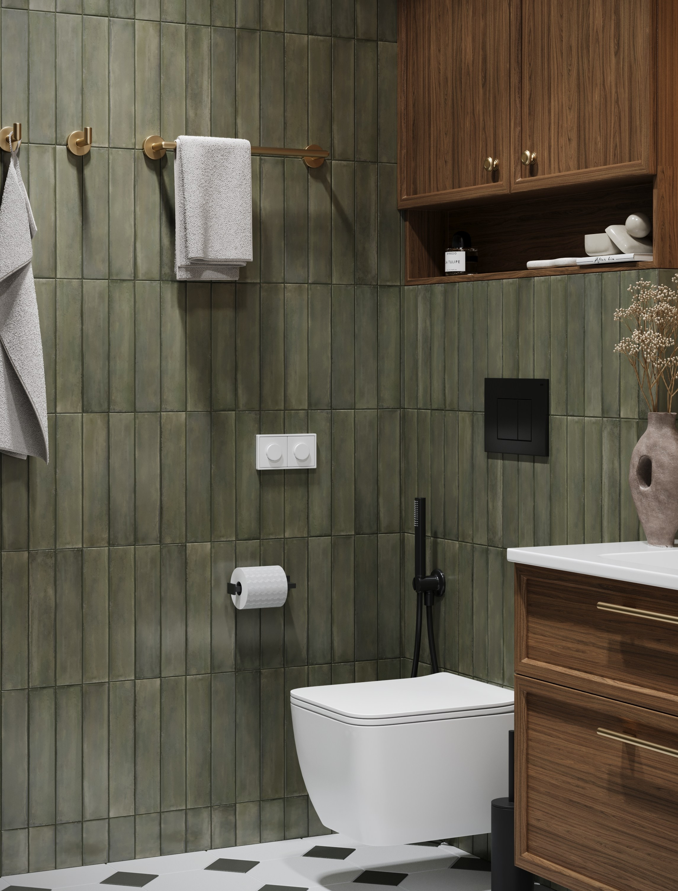 3Д визуализация квартиры ЖК Достижение 24 m². Заказать 3Д визуализацию интерьеров — Дарья Веденёва