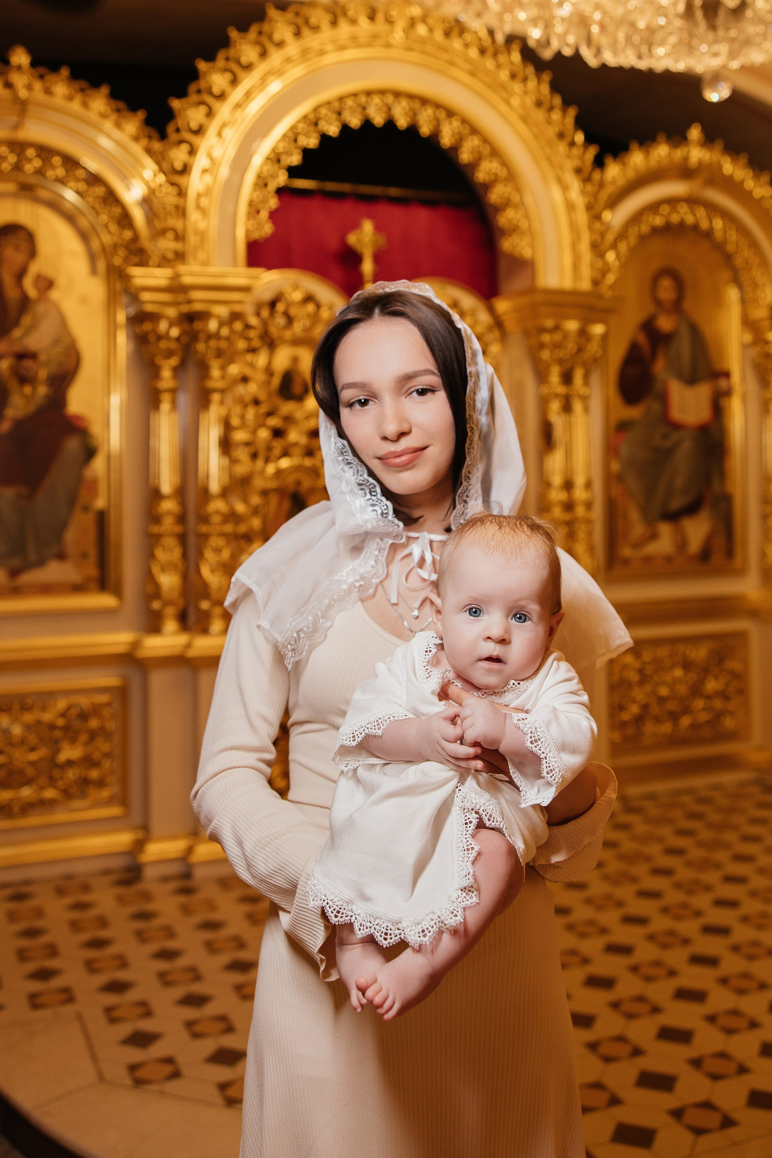 Таинство Крещения Мирославы. Церковь Иоанна Кронштадтского. Семейный фотограф в Рязани и Рязанской области