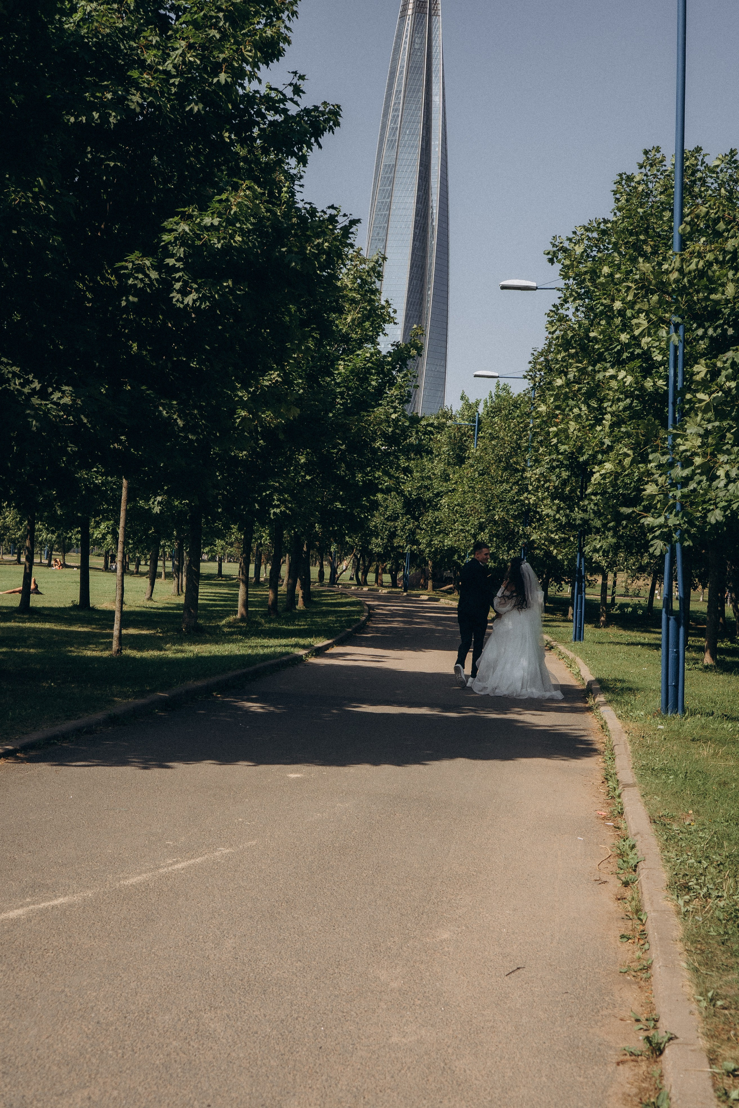 СВАДЕБНАЯ СЬЕМК В ПАРКЕ 300-ЛЕТИЯ. Профессиональный фотограф, Санкт-Петербург — Виктория Богомолова