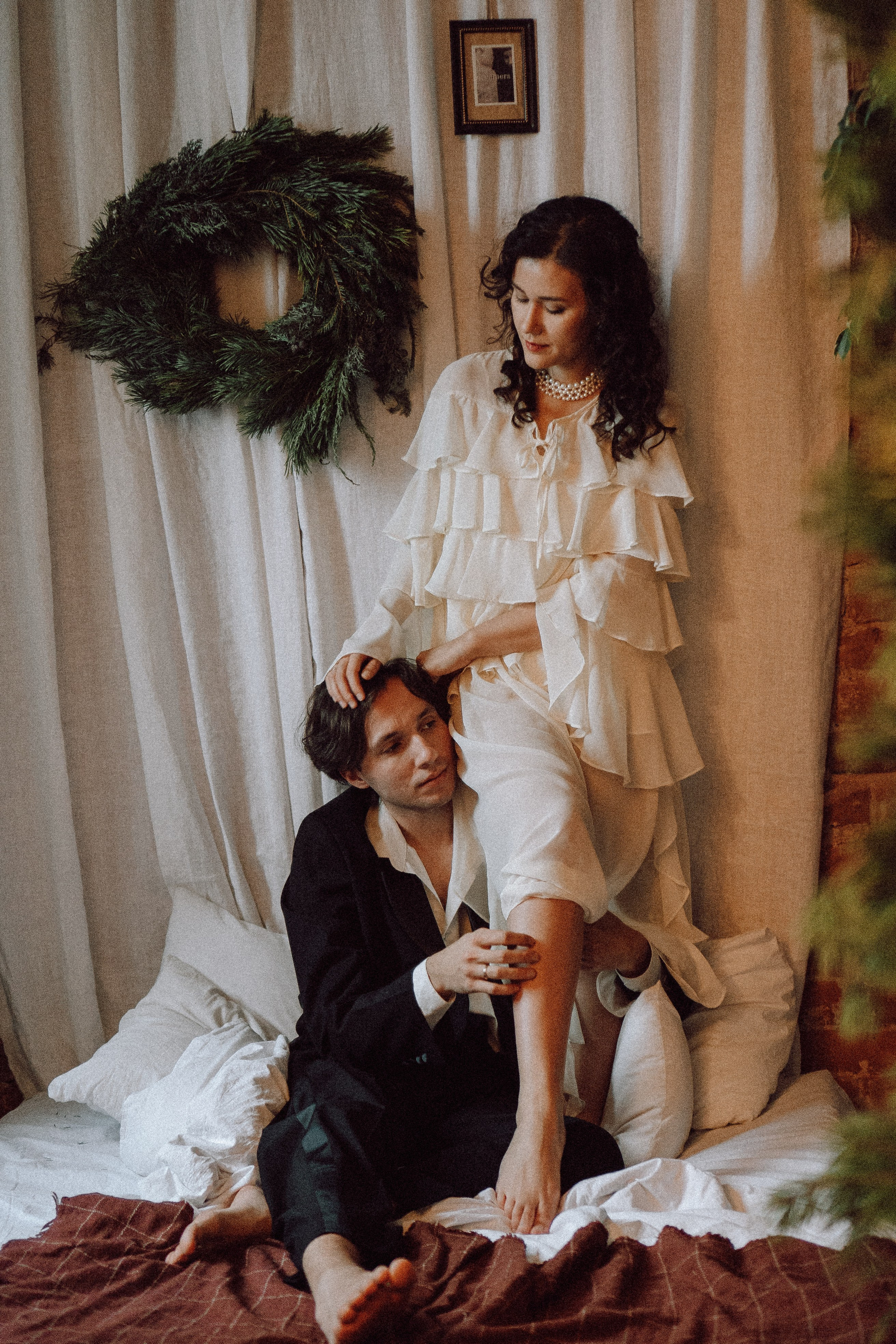 УТРО ЖЕНИХА И НЕВЕСТЫ В ФОТОСТУДИИ И ОСНОВНАЯ ФОТОСЕСИСИЯ ЗИМОЙ. Профессиональный фотограф, Санкт-Петербург — Виктория Богомолова