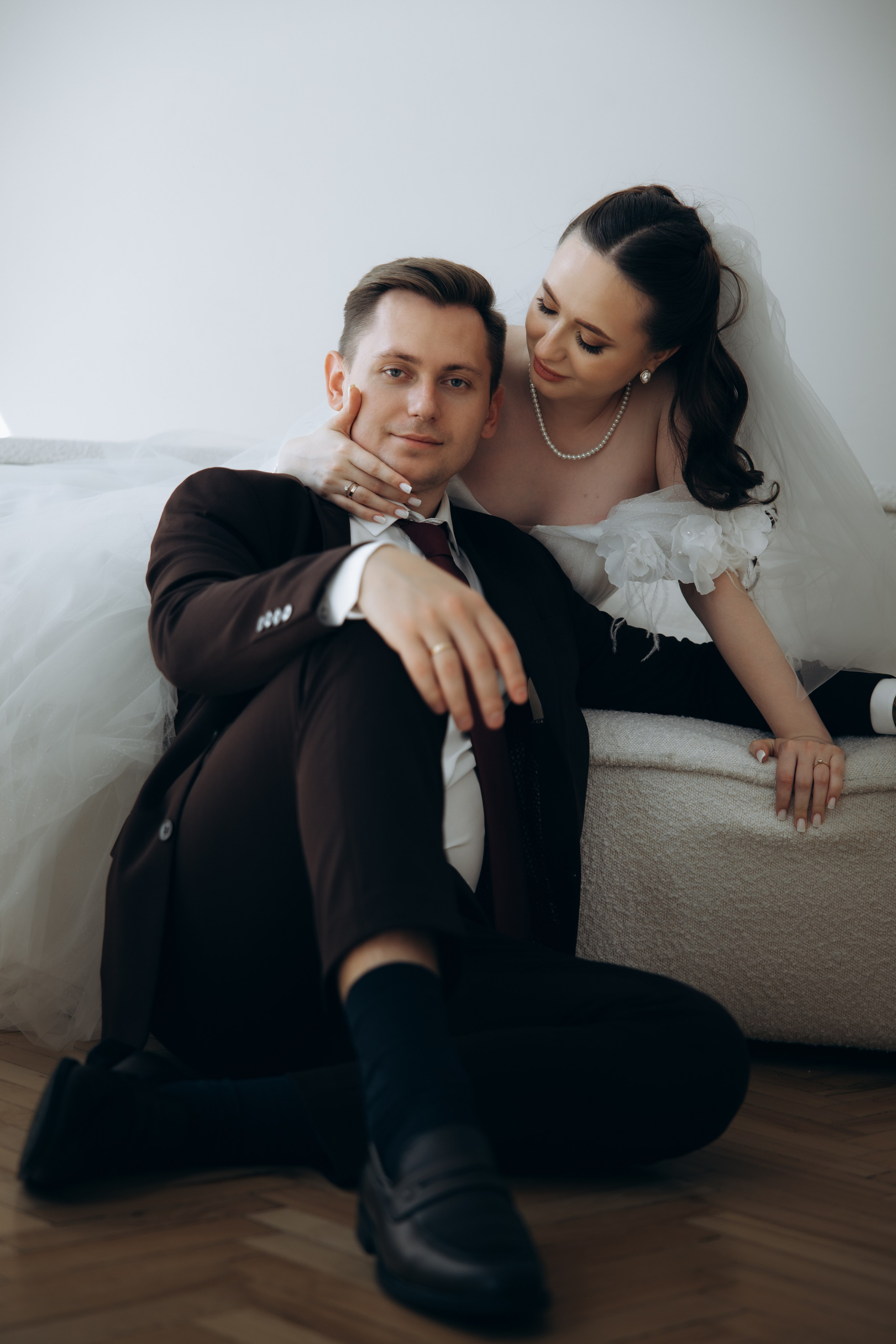 Свадебная фотосъемка в Пензе: Ольга и Владислав в отеле и студии «Перспектива»