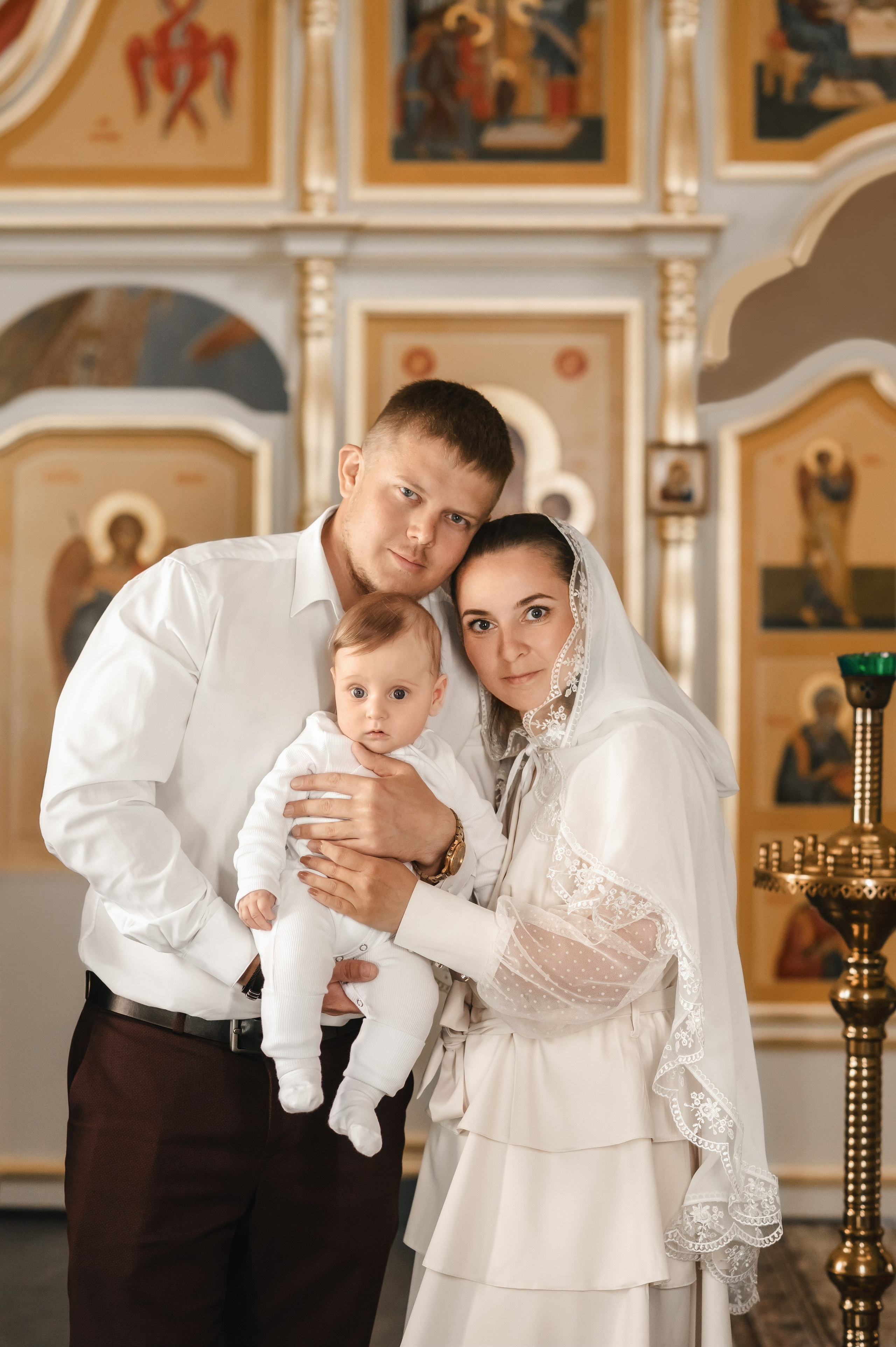 Храм Угрешского. Крещение на Вербное. Церковный фотограф на Таинство Крещения и Венчания в Оренбурге и Оренбургской области Екатерина Белкина