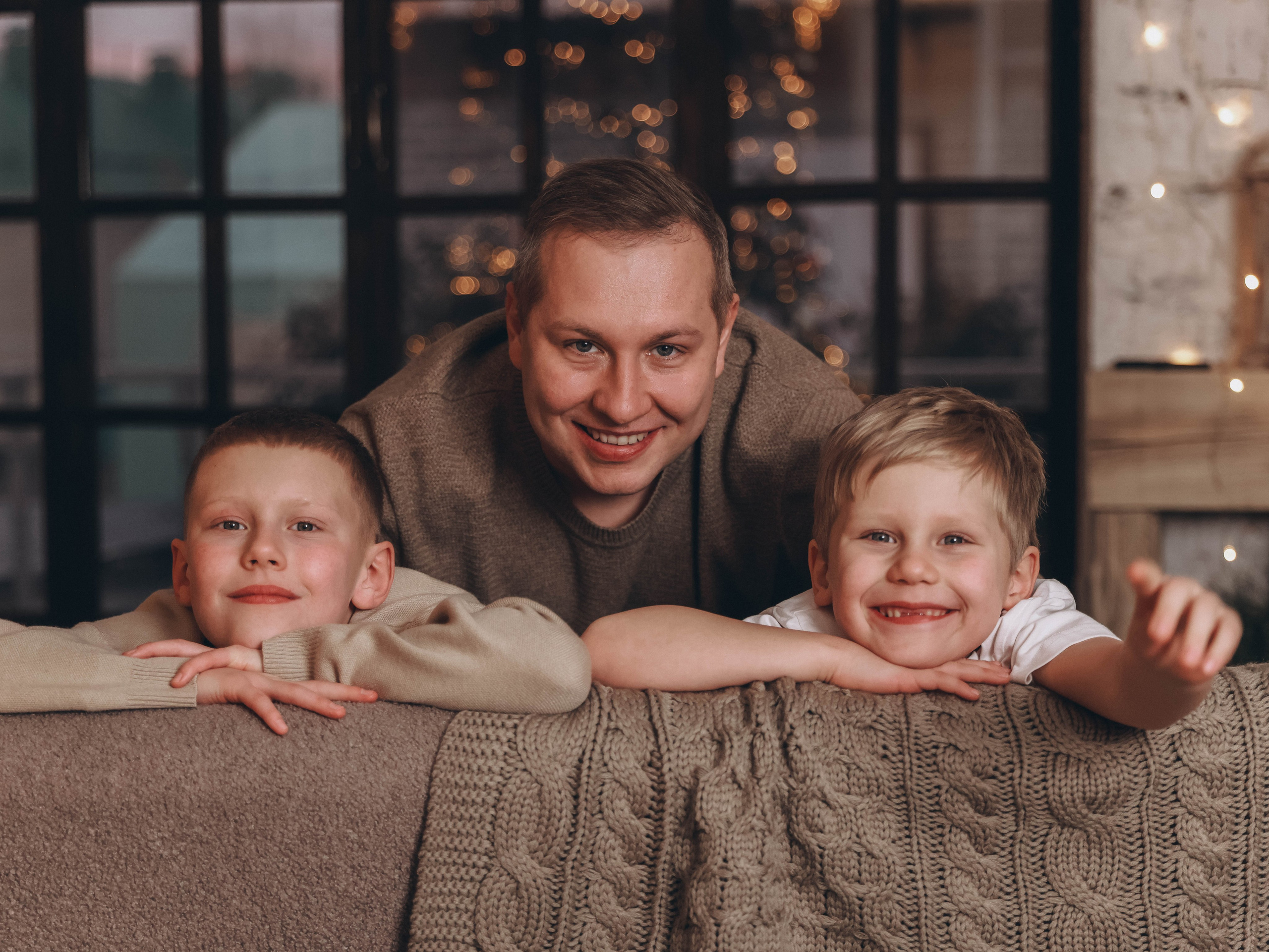 Вечерная семейная новогодняя. Мультифотограф Динара Ахмедзянова