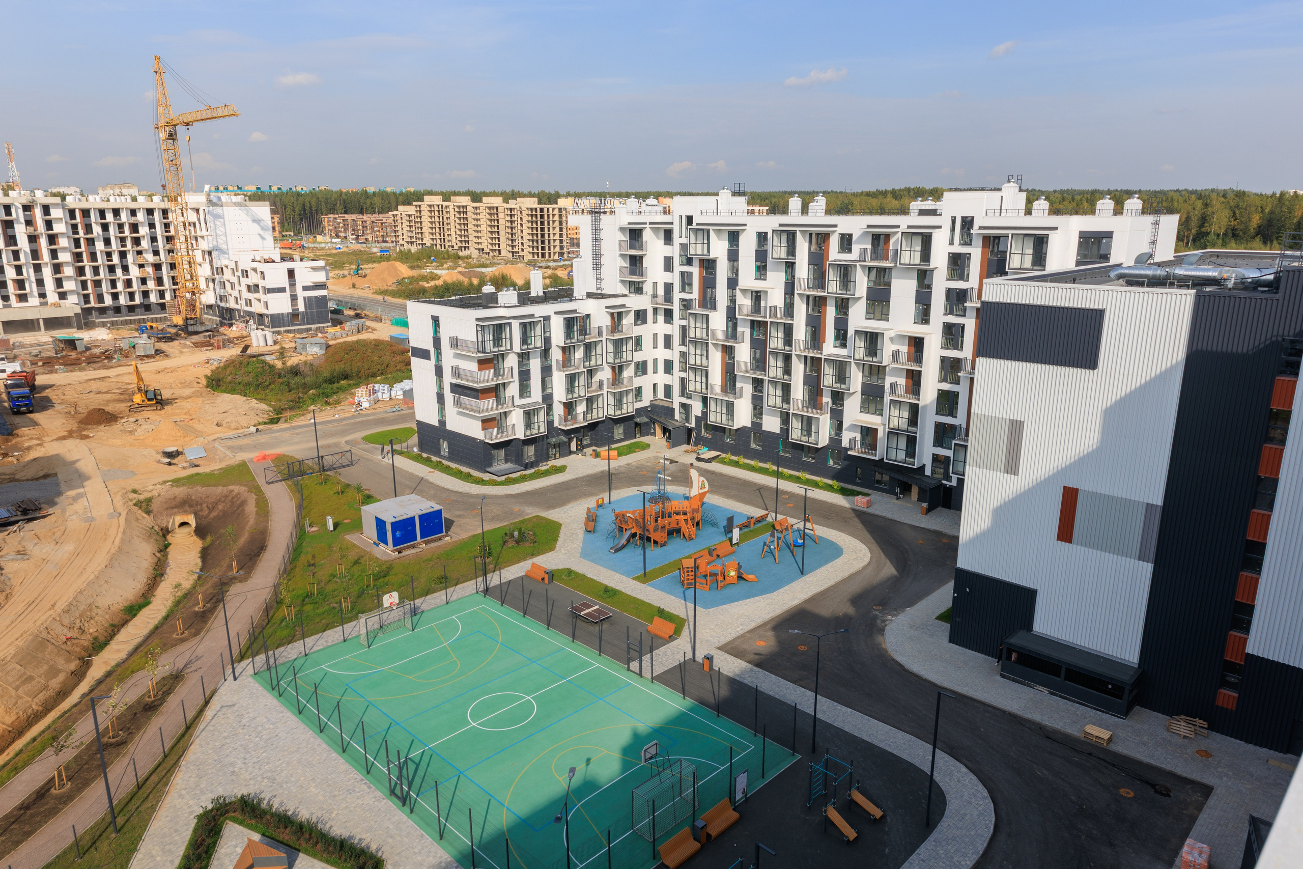 Архитектурная и репортажная фотосъёмка для застройщика