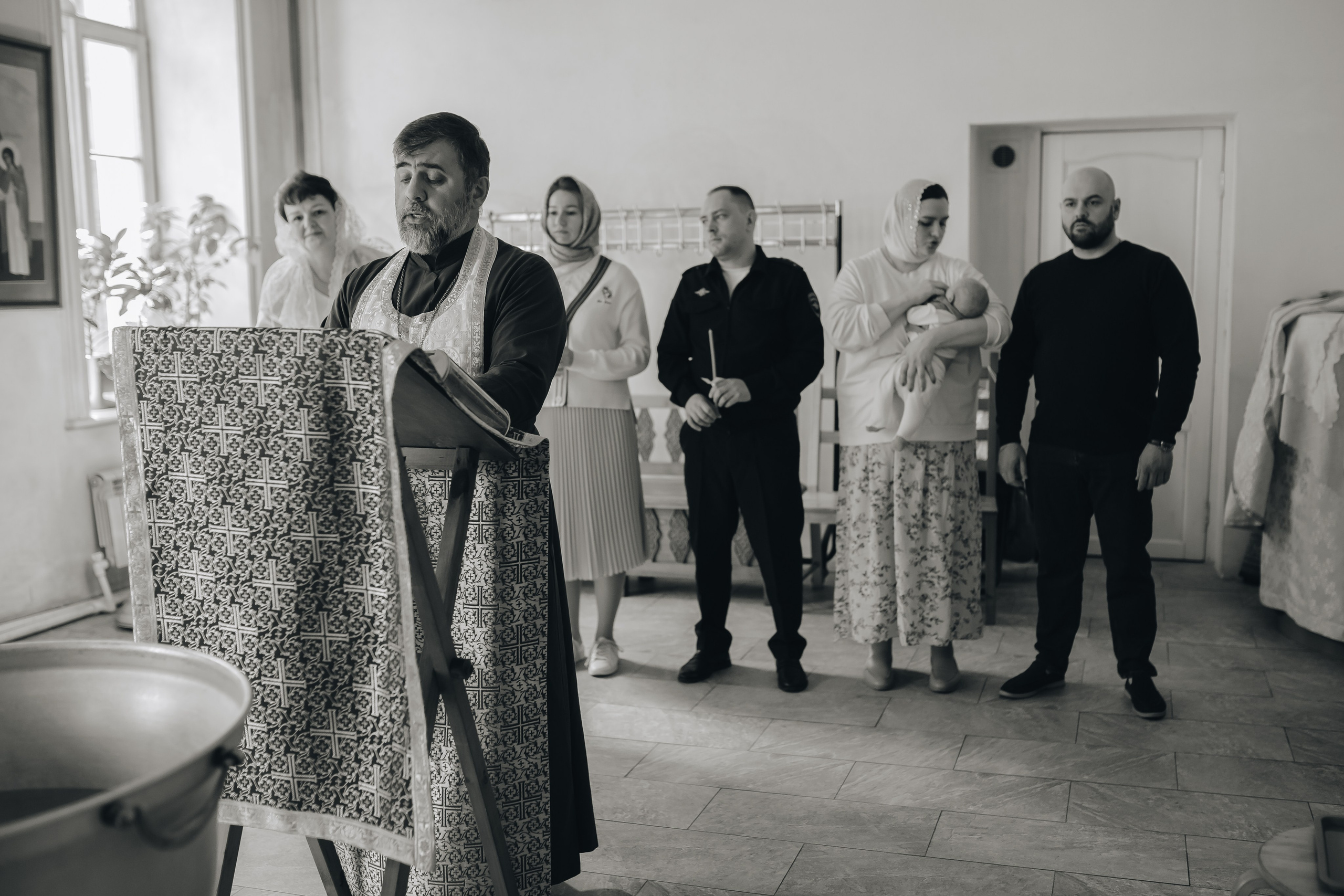 Крещение в светлом Храме. Семейный и детский фотограф в Москве Дорогова Екатерина