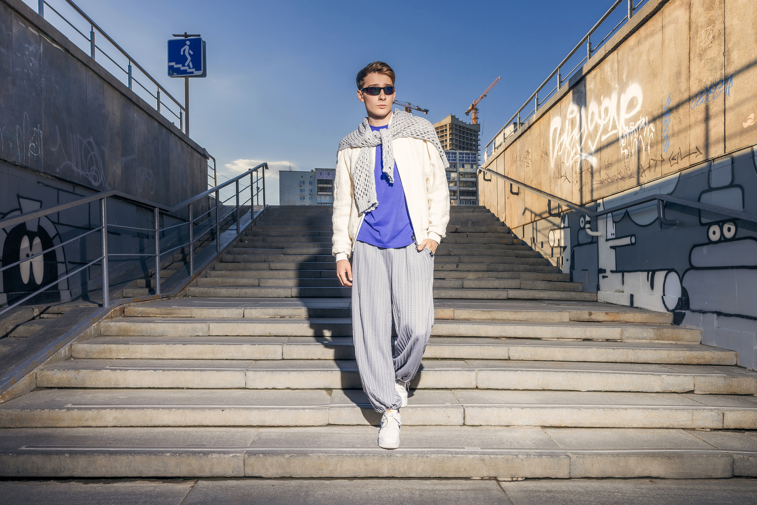 TONY CLOU. Съёмка в городских локациях. Фотограф Виталий Хайлов, Екатеринбург