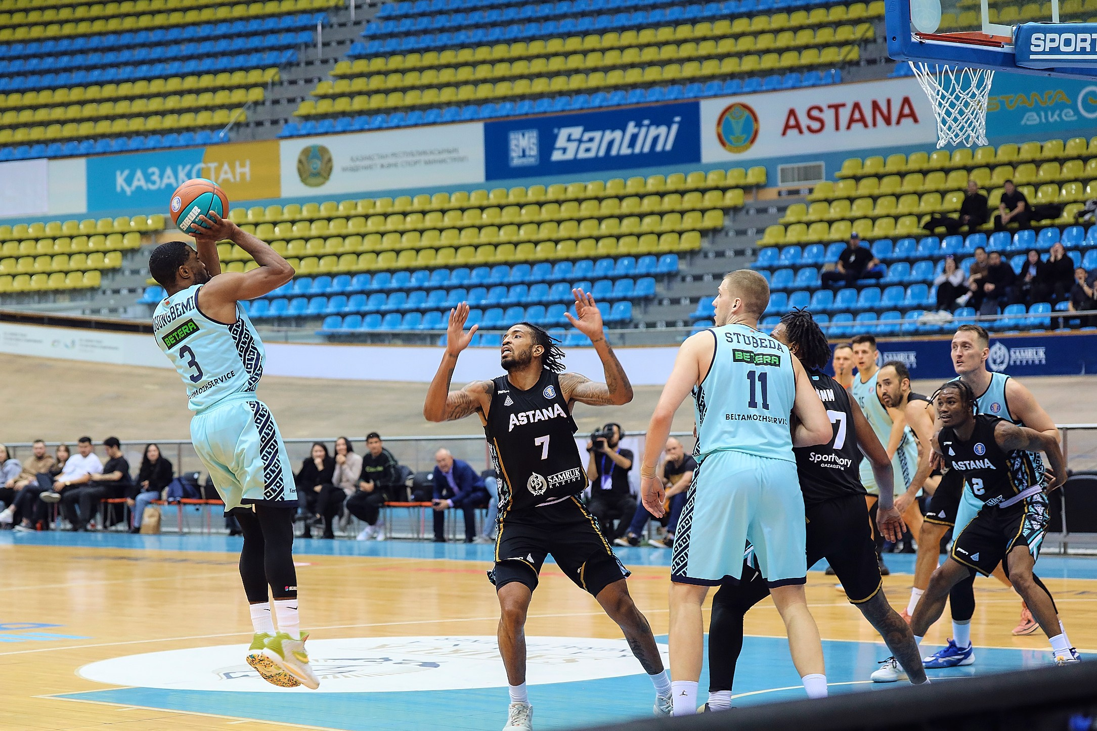 VTB League (Astana — Minsk) 15 November 2023. Professional photo & Event agency (Kazakhstan, Astana)