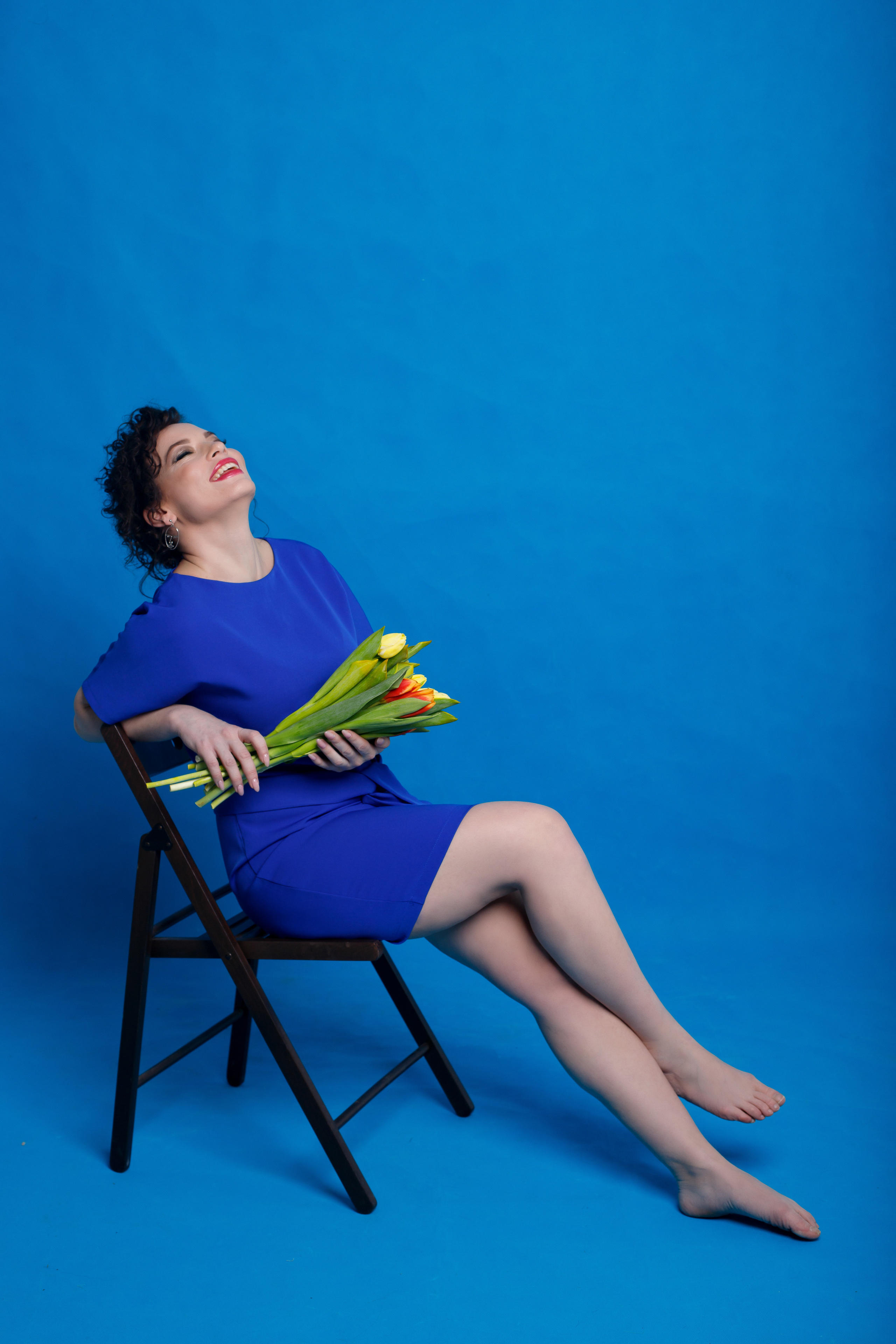 Женская фотосессия с тюльпанами. Фотограф в Подольске — Мария Бучнева