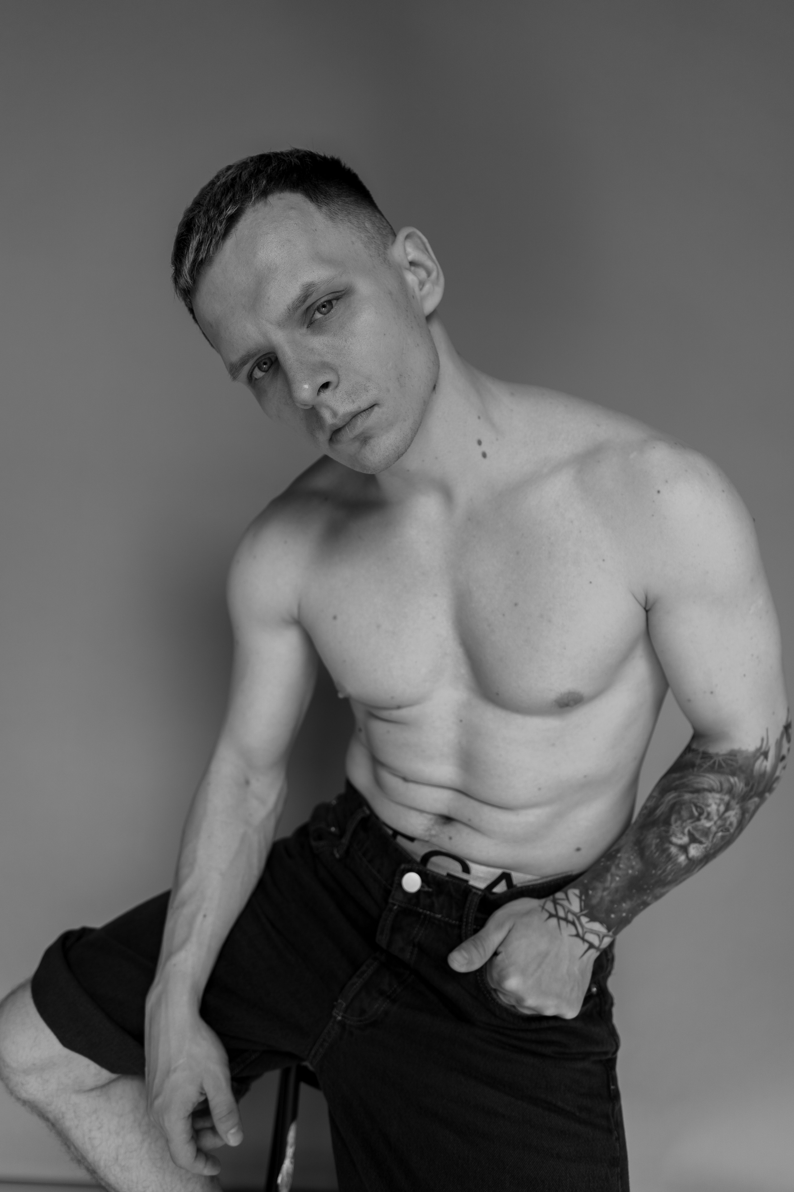 Мужская съёмка в студии. Фотограф Елизавета Потешкина