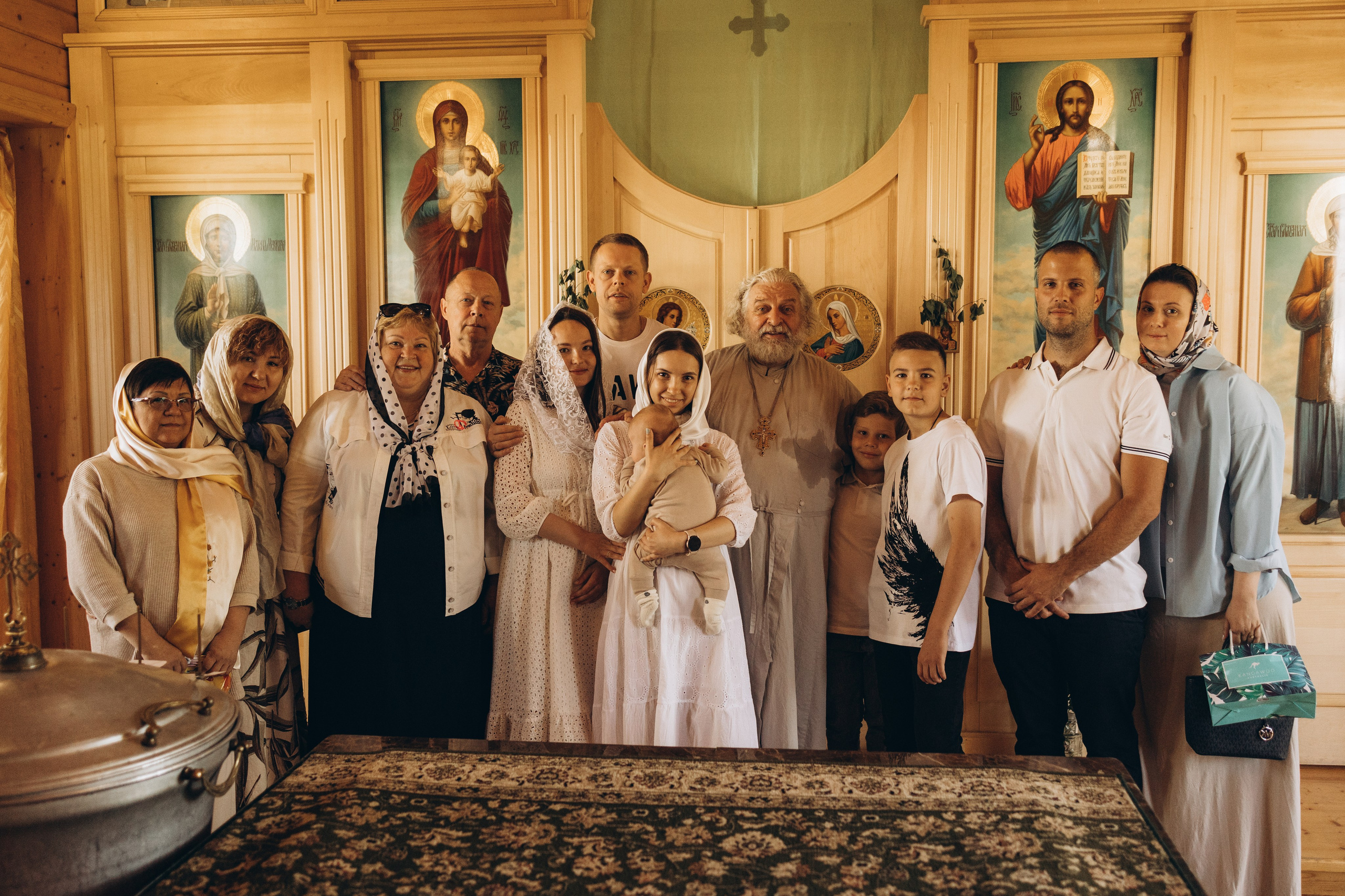 Крещение Егора. Семейный фотограф в Москве Виктория Ястребинская