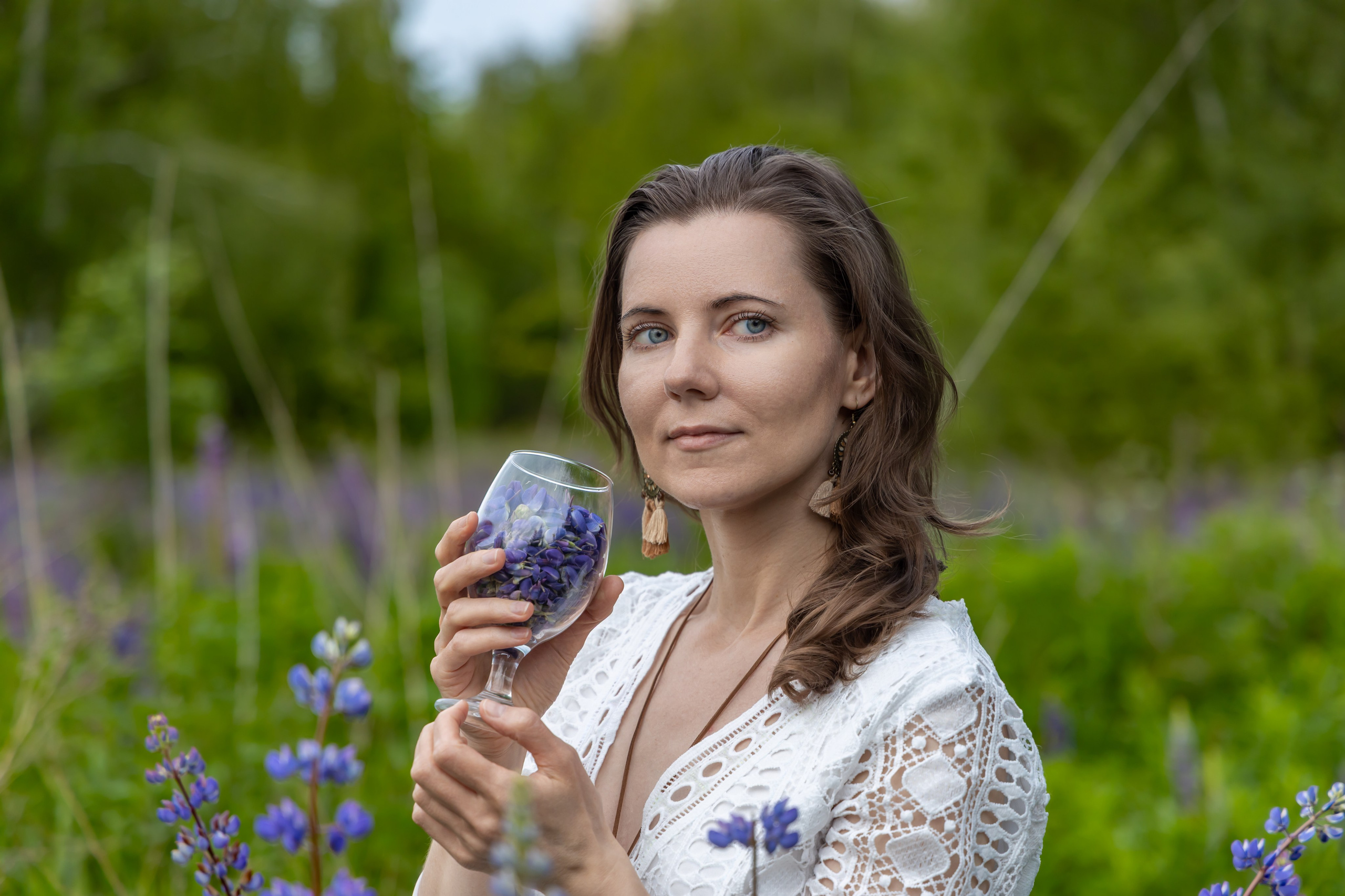 Фотосессия в люпинах. Репортажный, семейный и студийный фотограф в Москве Демин Алексей