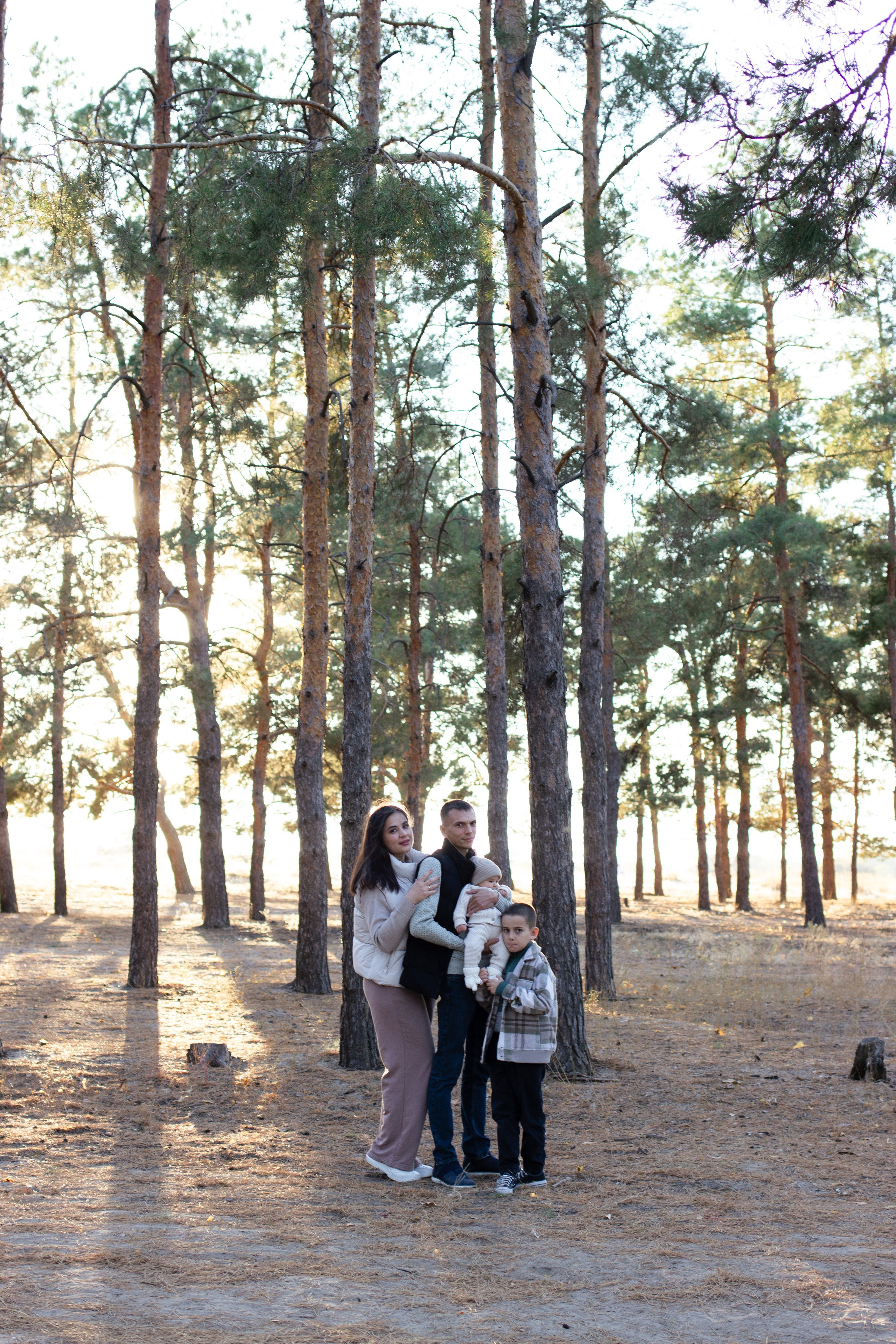 Семья лес. Newborn-barykina.ru