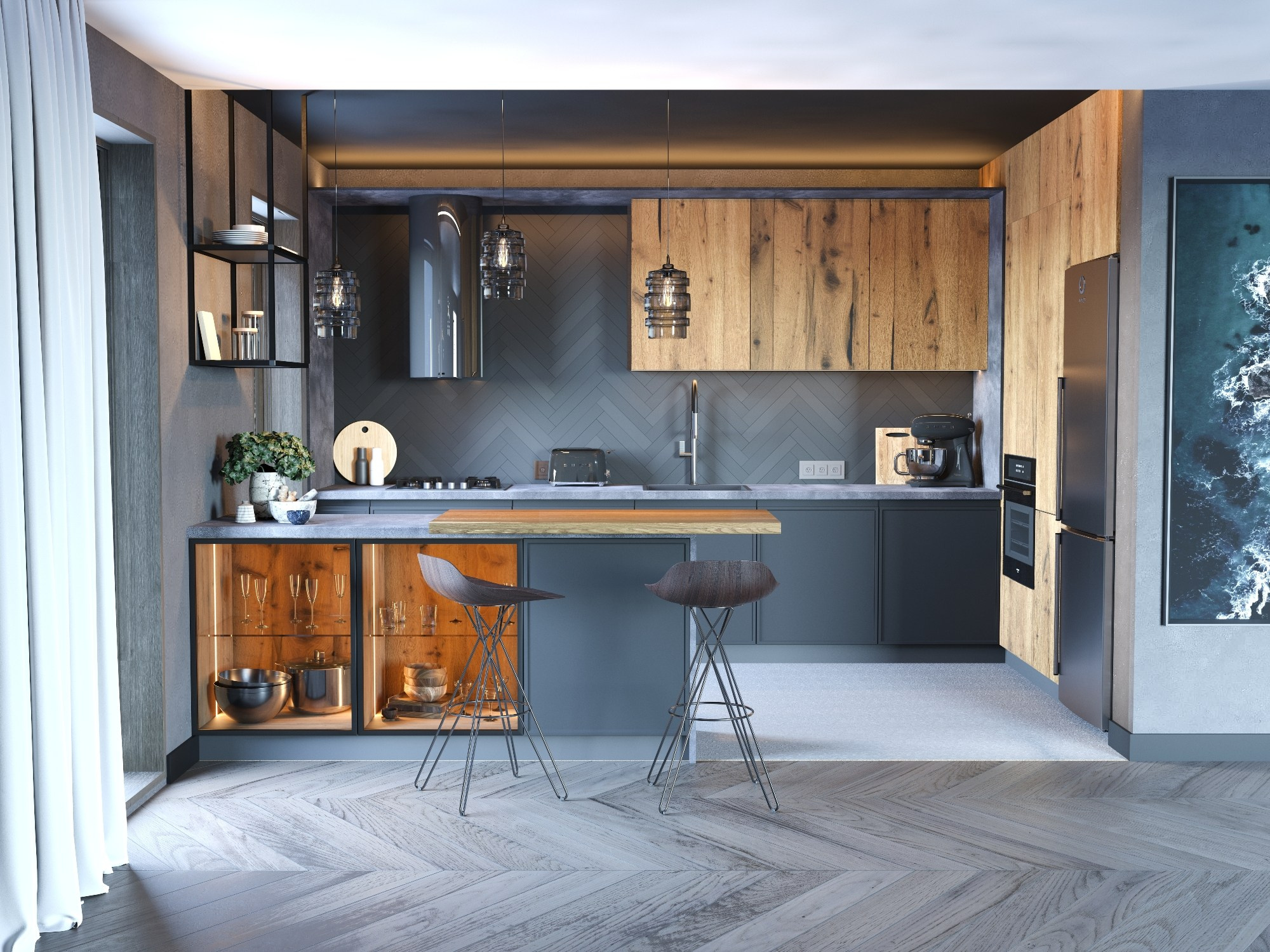 Визуализация кухни. Главная