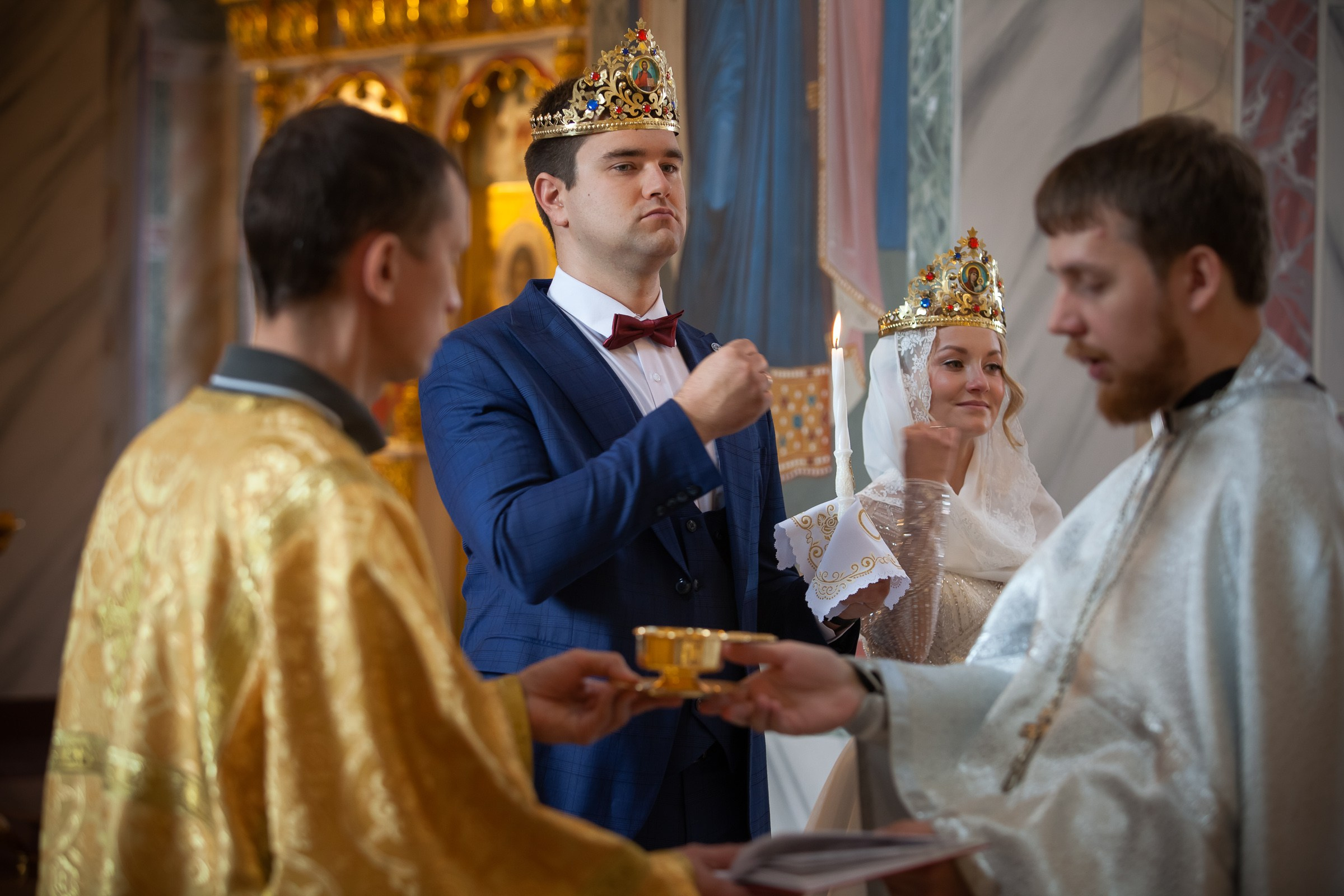 Венчание. Свадебная фотосъёмка в Москве, Туле
