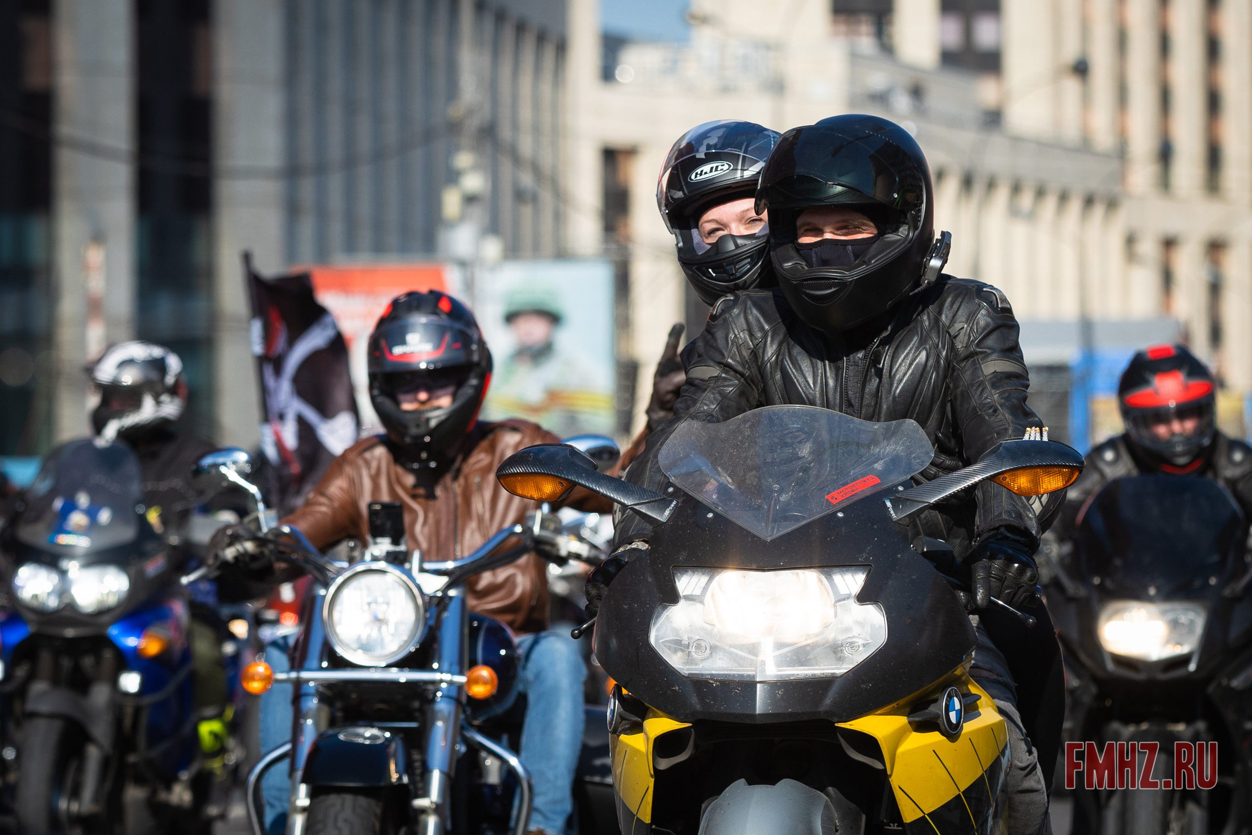 Закрытие Мотосезона 2023 на проспекте Академика Сахарова. Фотограф Владимир Охрименко