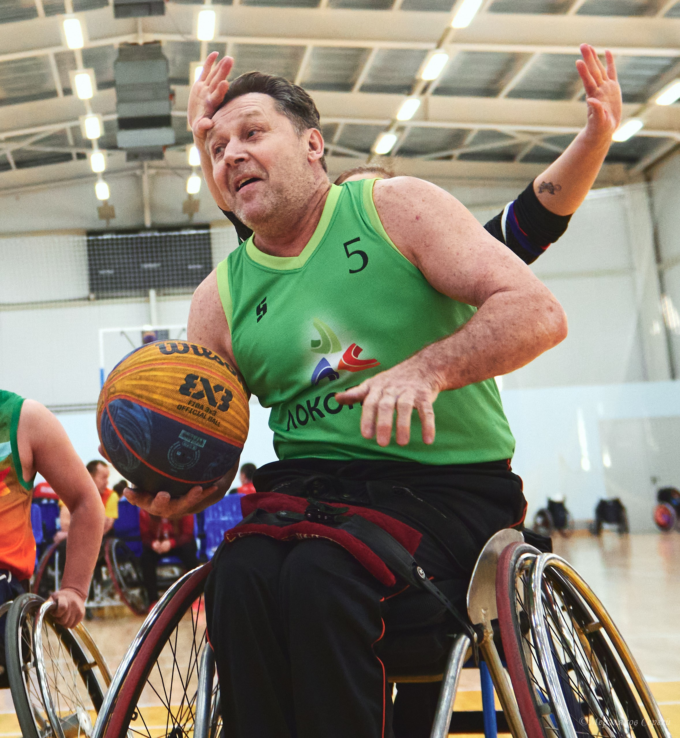 X традиционный Рождественский турнир по баскетболу на колясках. Ижевск. Спортивный репортажный фотограф в Ижевске Сергей Мерзляков