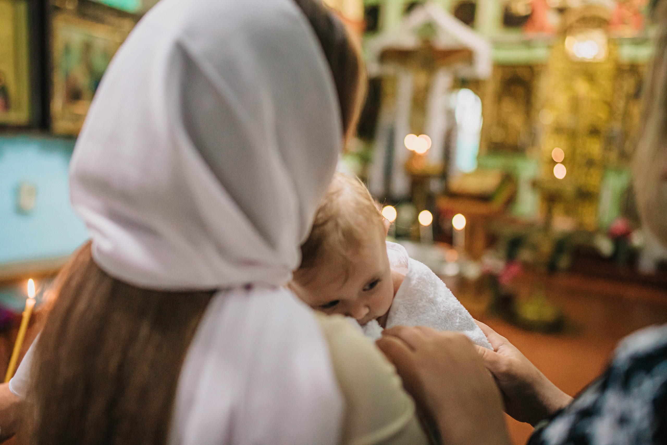 Крещение Варвары. Фотограф Дарья Маташкова