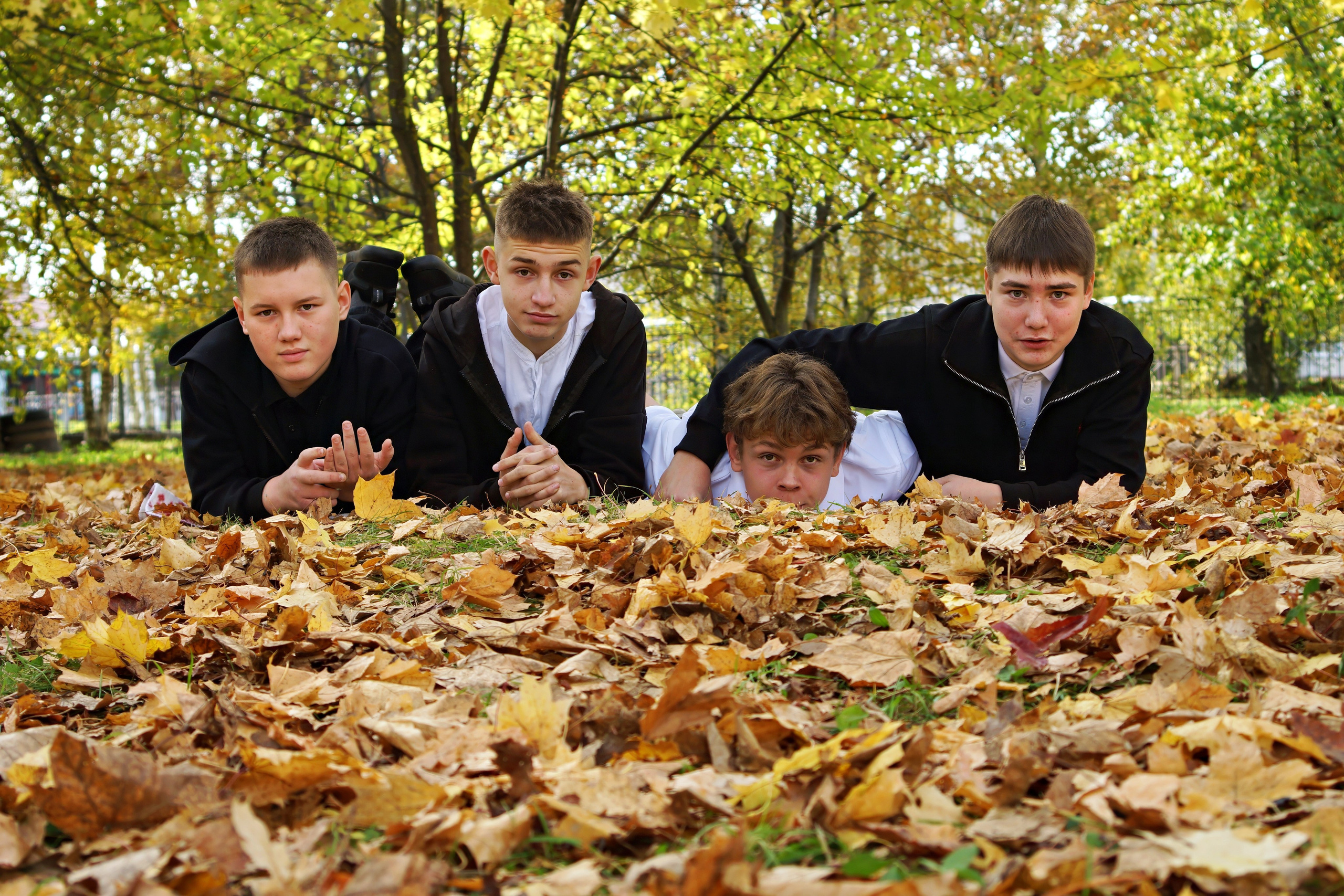 Осенняя фотосессия в школе г. Йошкар-Ола
