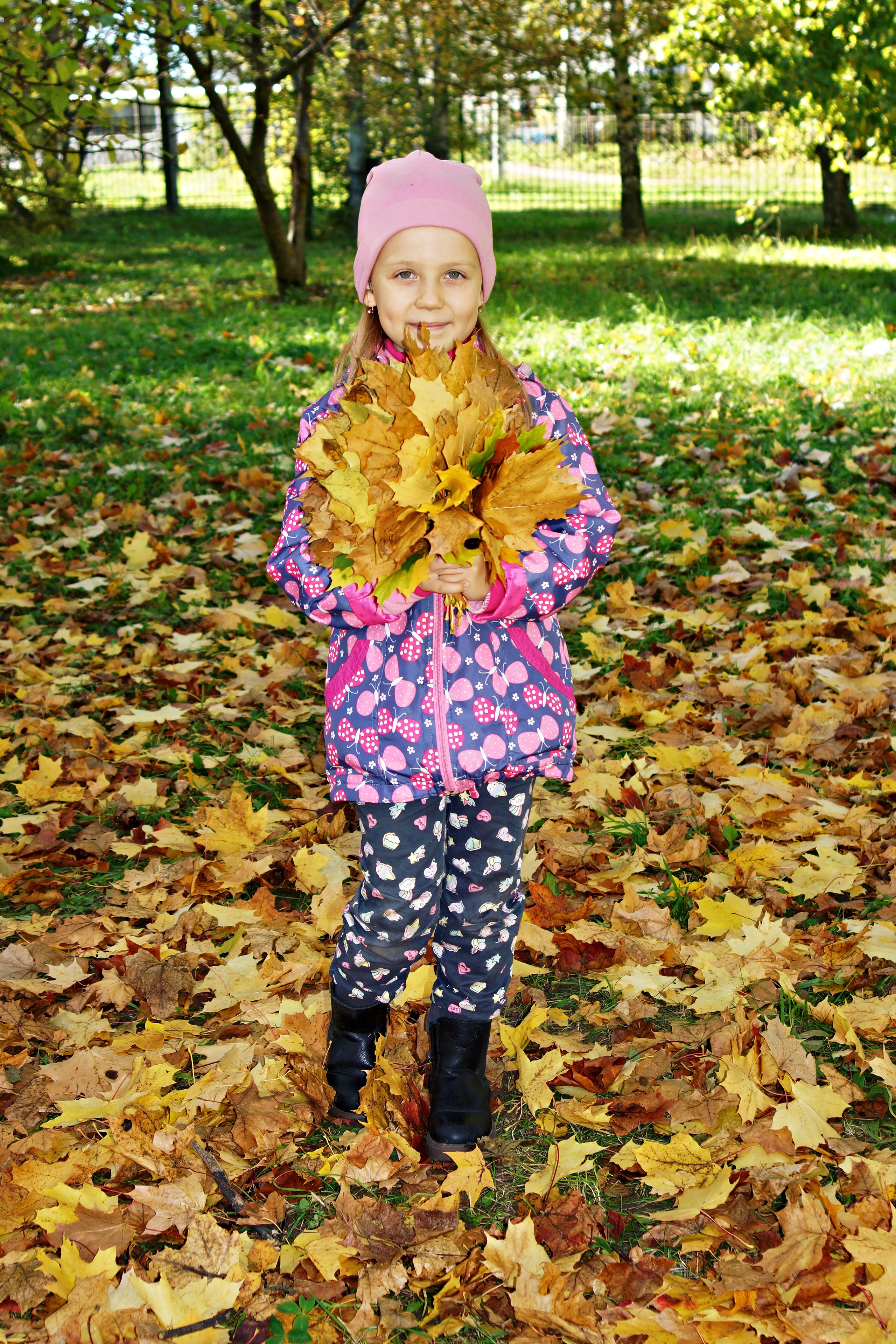 Осенняя фотосессия в детском саду г. Йошкар-Ола