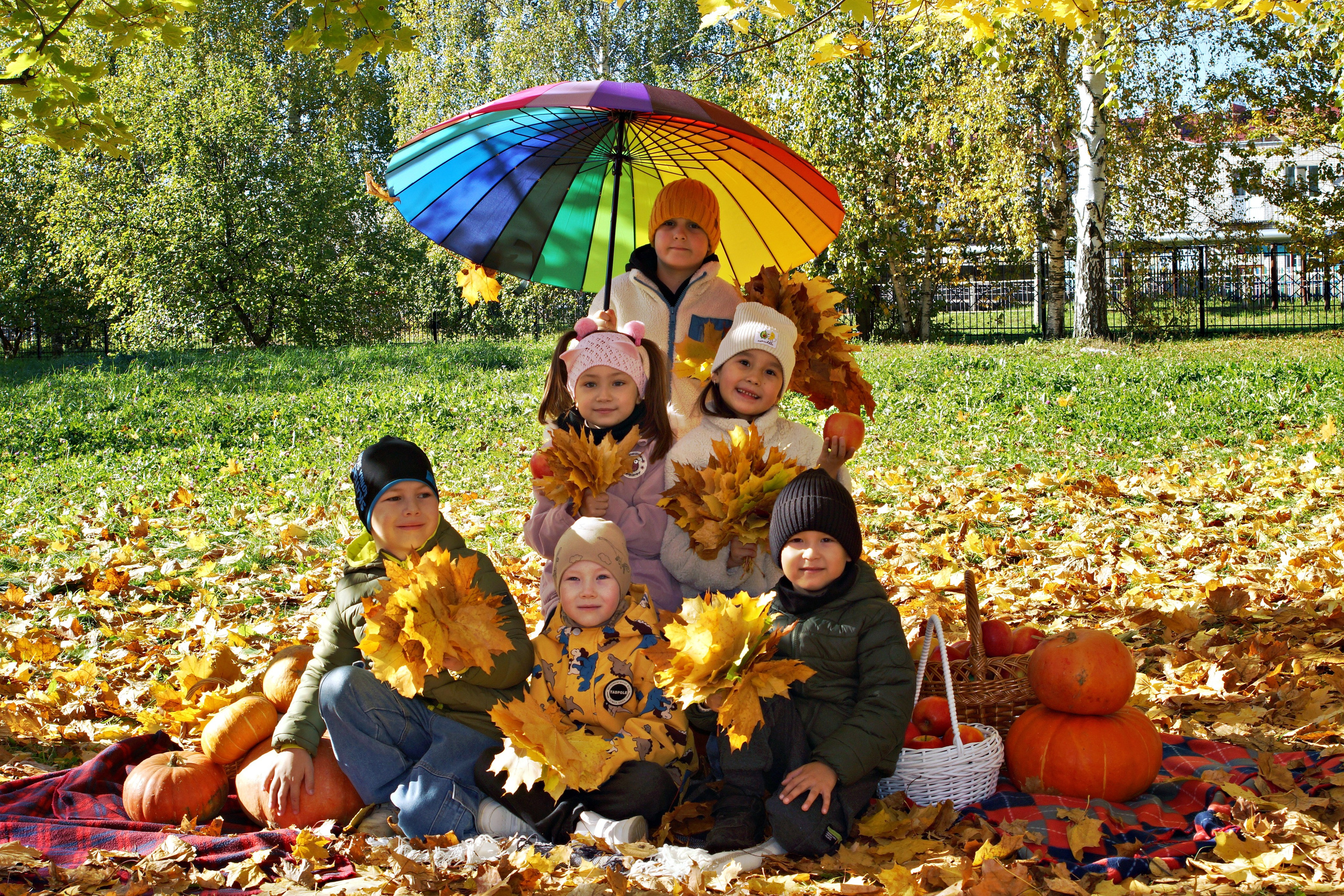 Осенняя фотосессия в детском саду г. Йошкар-Ола